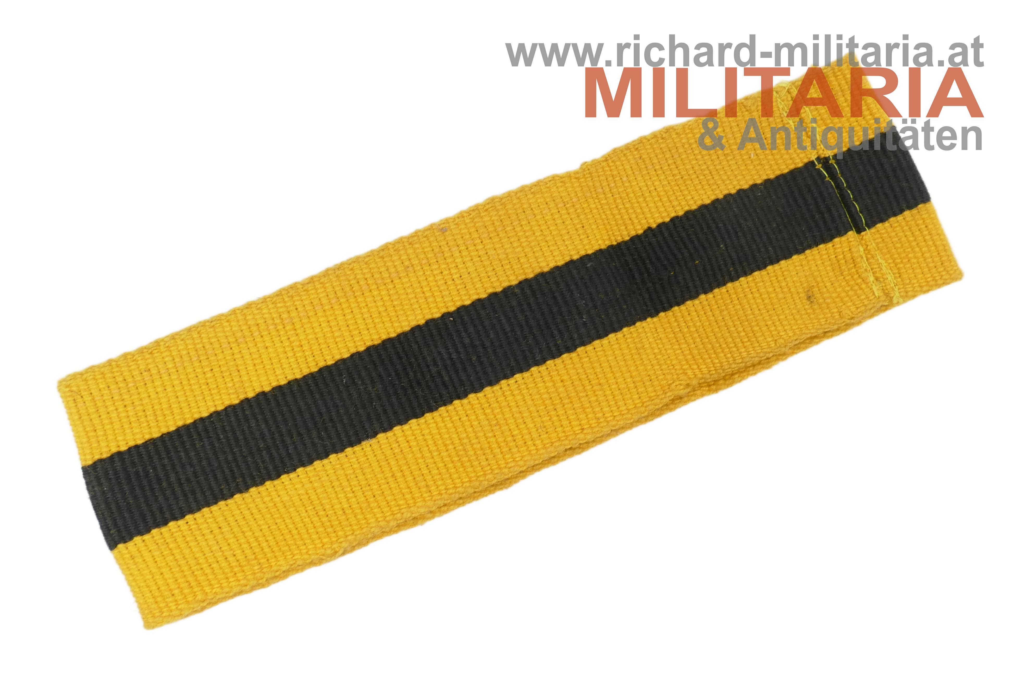 k.u.k. schwarzgelbe Armbinde - Telegraphentruppe
