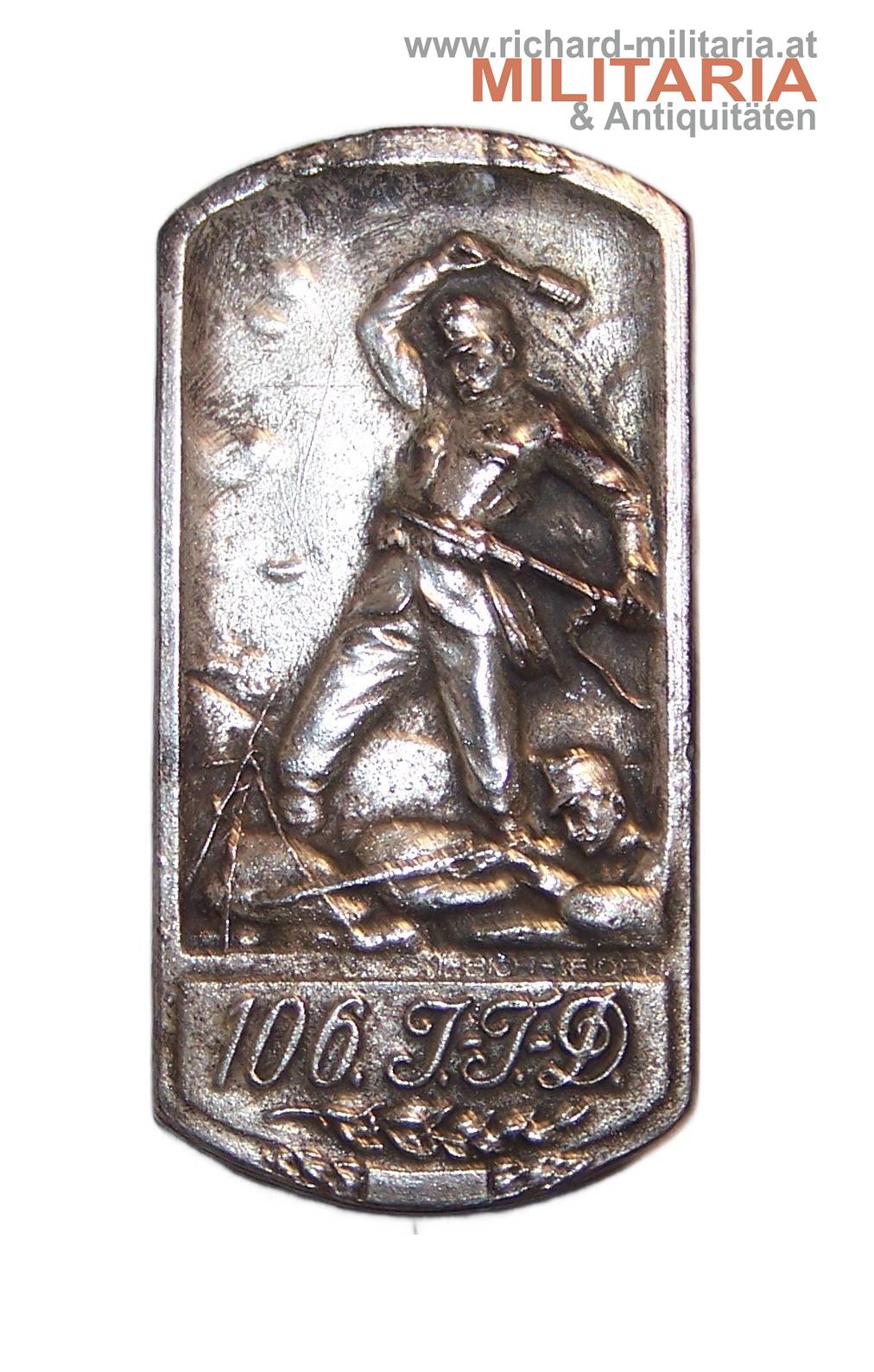 k.u.k. Kappenabzeichen - 106. Infanterie Truppen Division