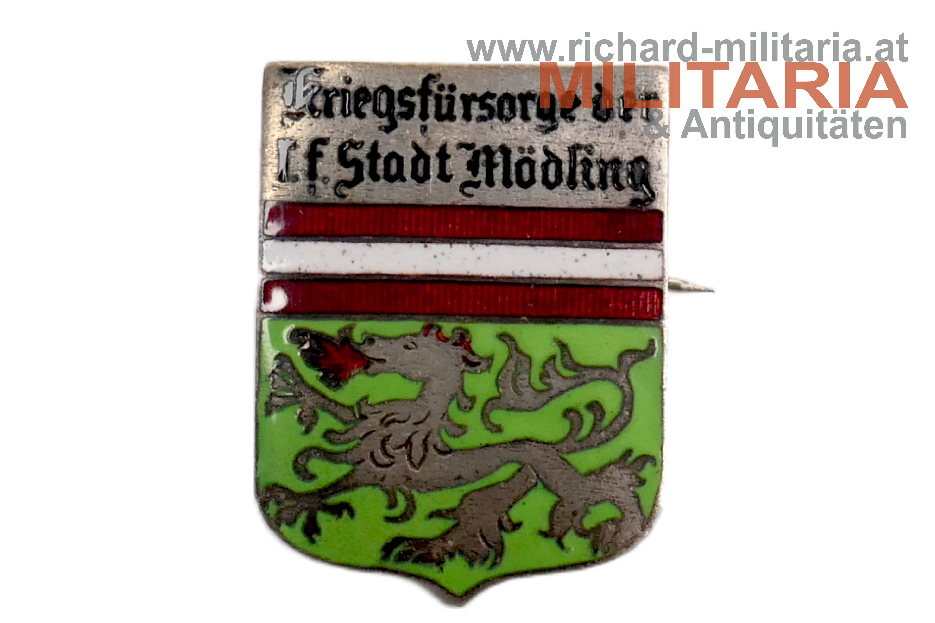 k.u.k. Kriegsfürsorge-Abzeichen der Stadt Mödling