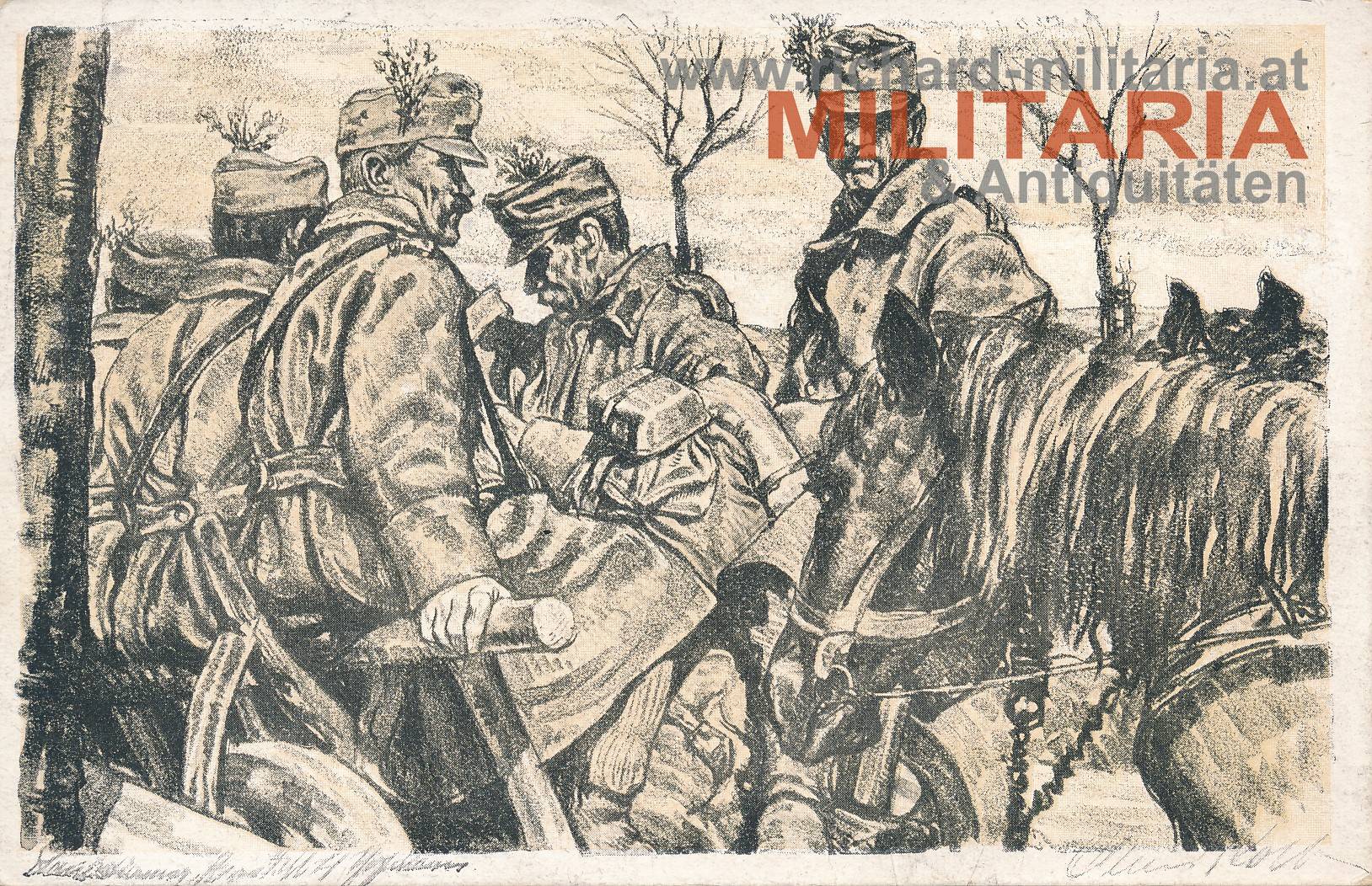 k.u.k. PK - Korps Hofmann - Karpathendenkmal-Fonds - "Leichtverwundete"