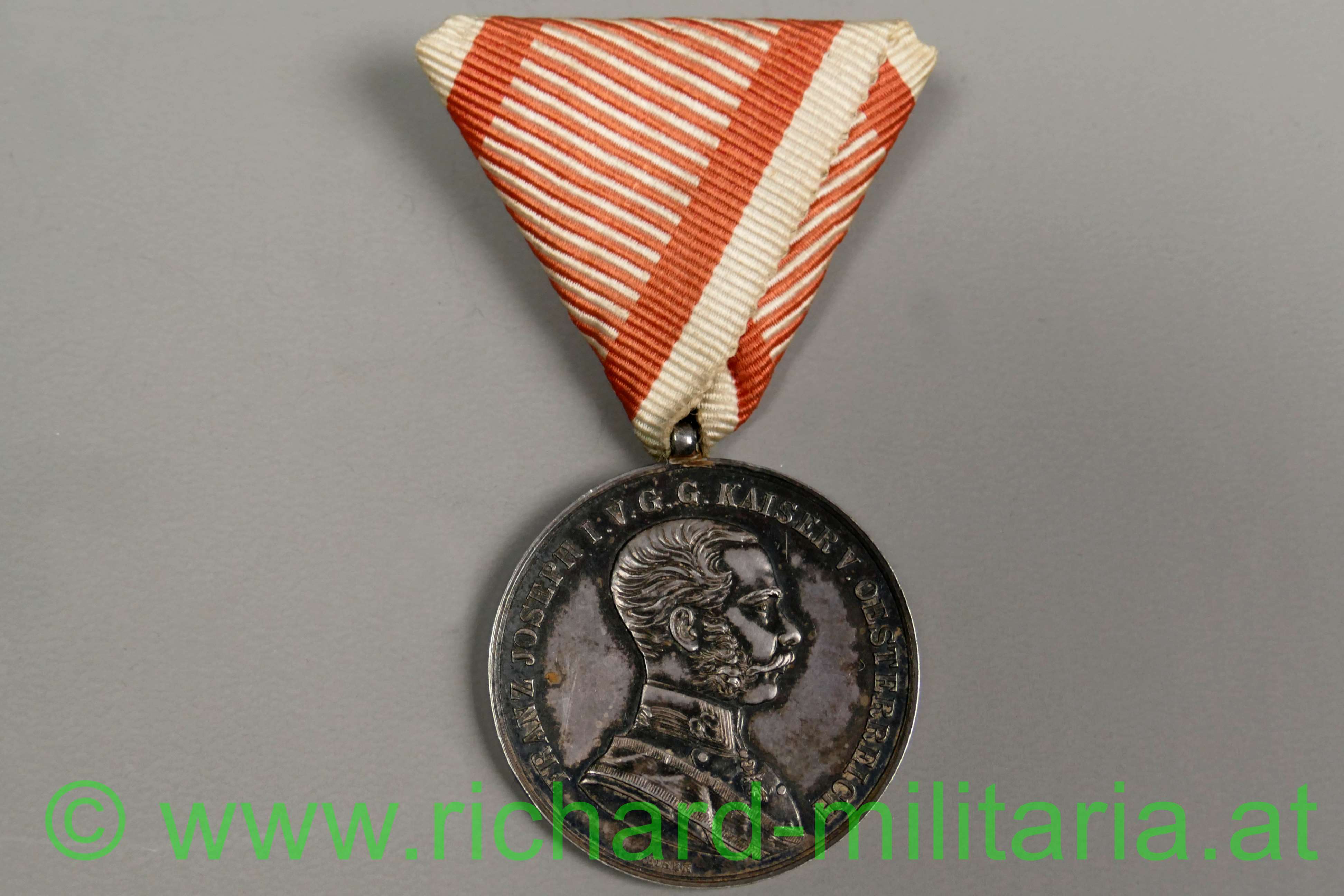 k.u.k. Silberne Tapferkeitsmedaille I. Klasse Kaiser Franz Josef