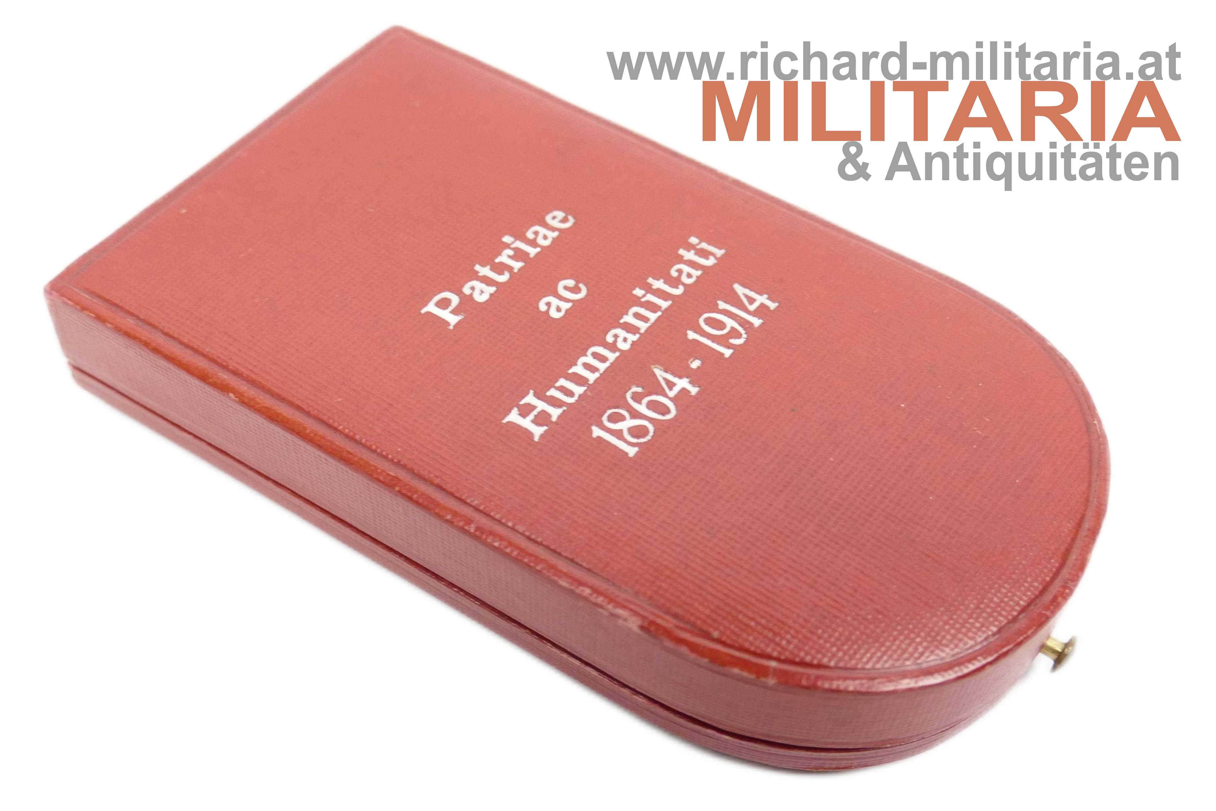 Roten Kreuz - Etui zum Ehrenzeichen II. Klasse FRIEDEN - Rothe