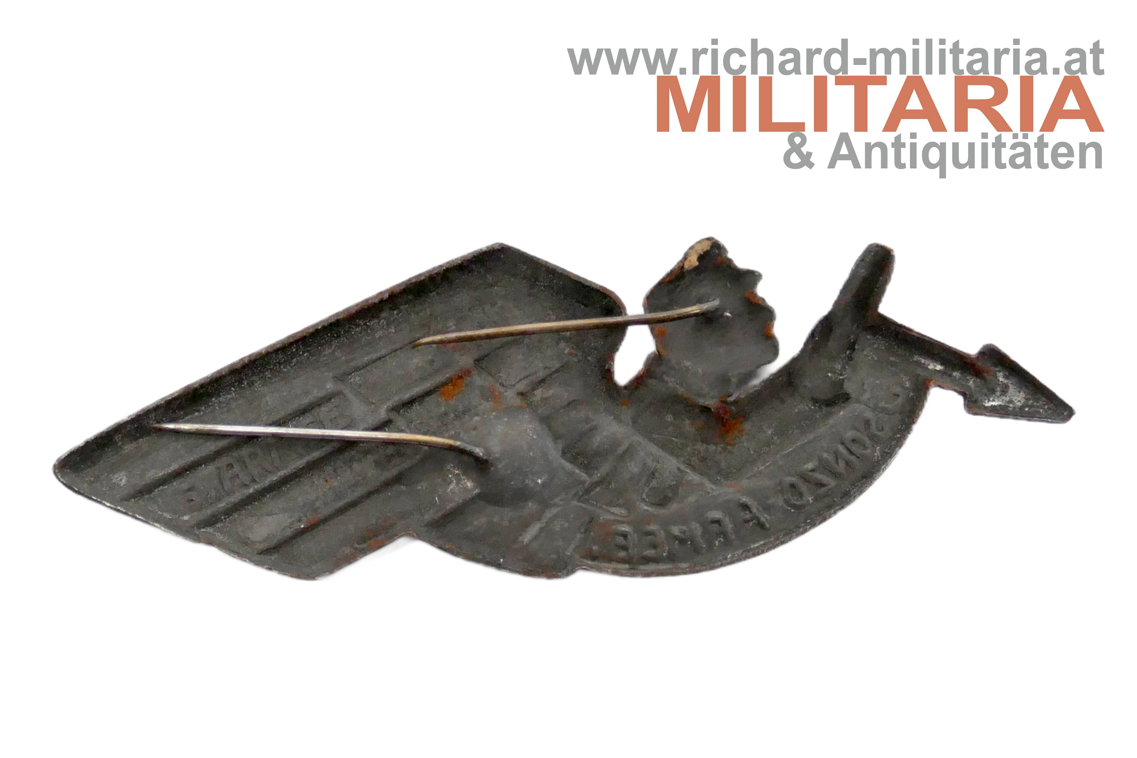 k.u.k. Kappenabzeichen - Kraftfahrtruppe der Isonzo-Armee