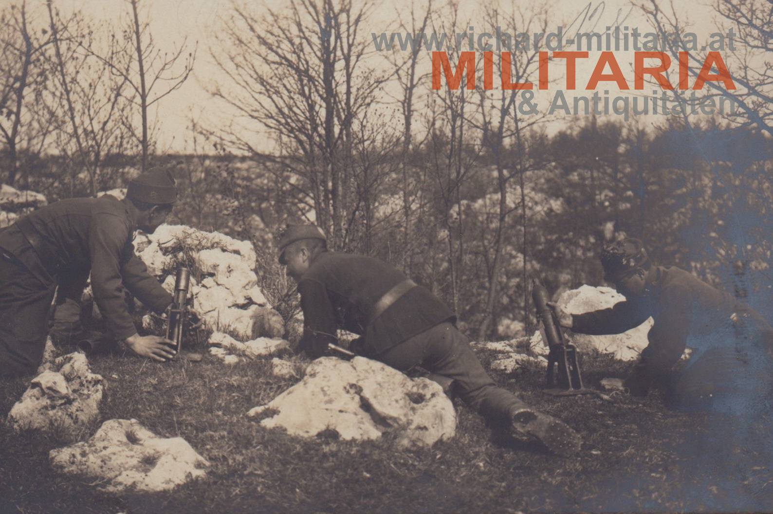 k.u.k. Foto - Granatwerfer des I.R. 15