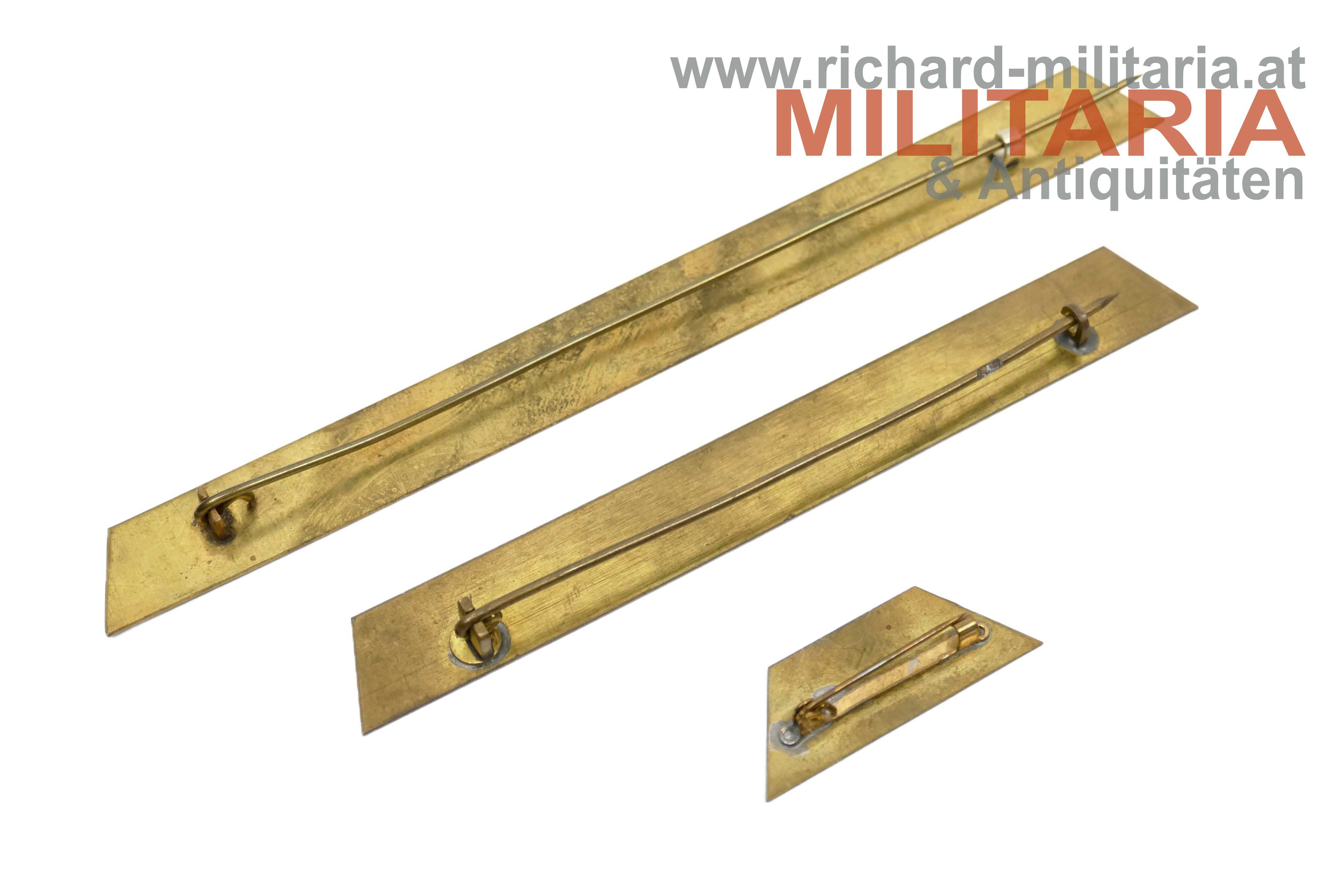 Konvolut Auszeichnungsspangen-Rohlinge