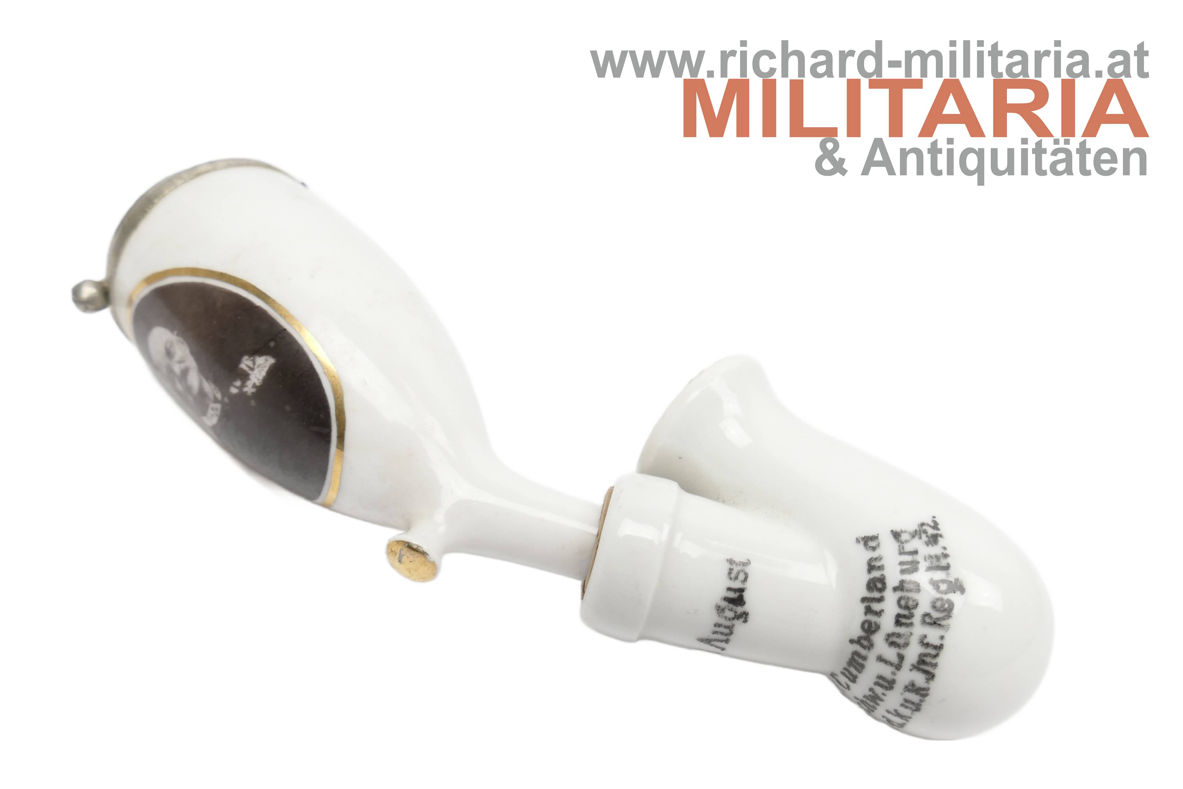 k.u.k. Geschenkpfeife "Ernst August Herzog v. Cumberland - IR 42"