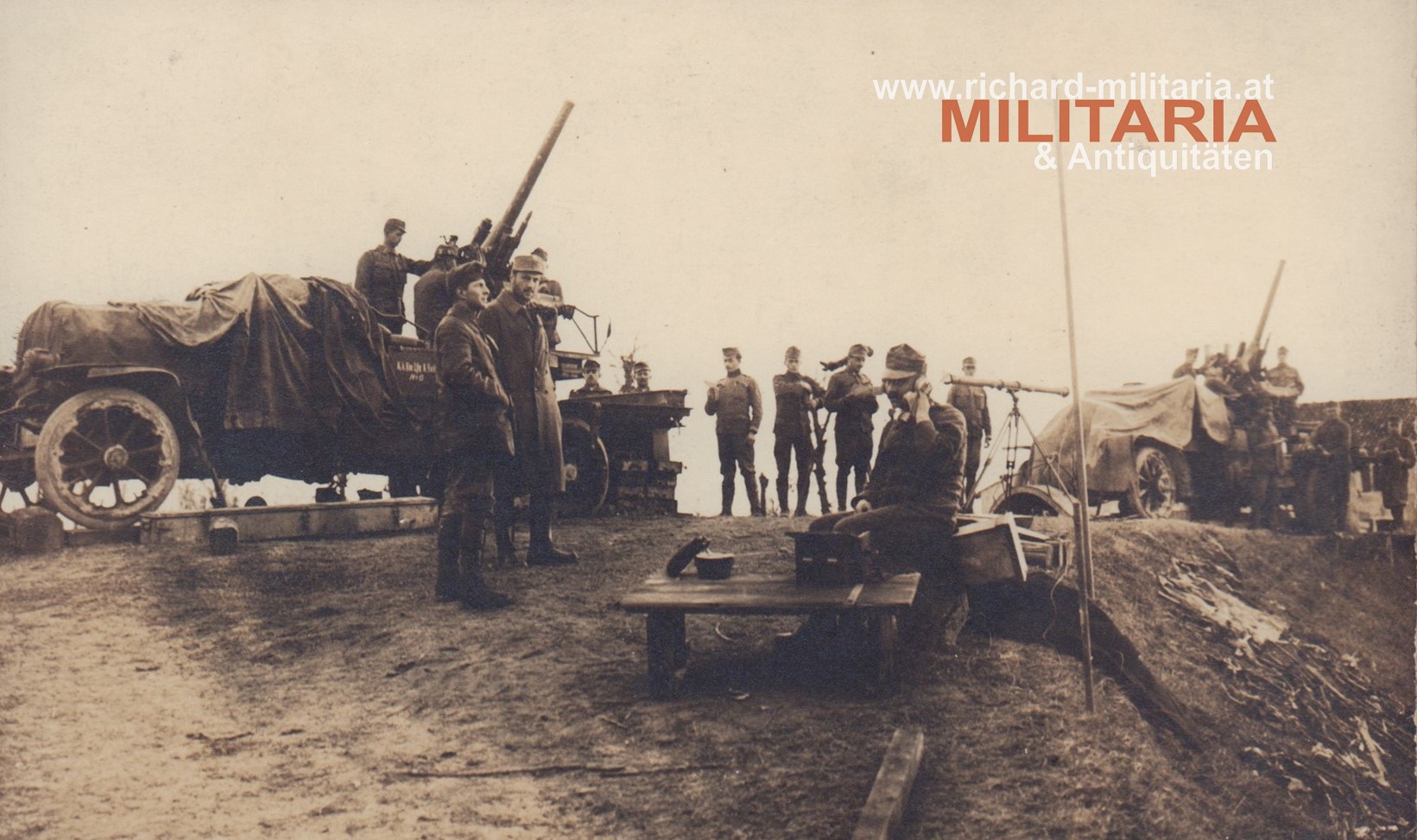 k.u.k. Foto  "Motta di Livenza im Jänner 1918 Venetien" - LFA-Reg. Nr. 6