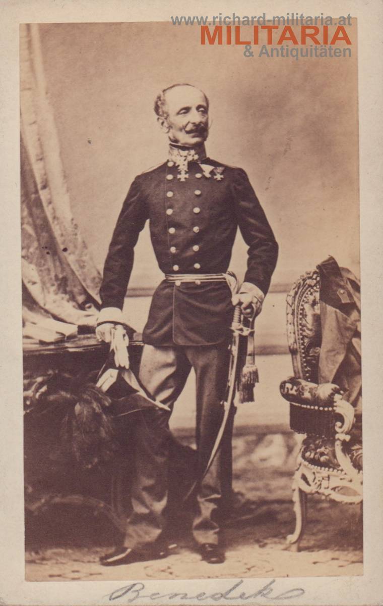 k.u.k. Feldzeugmeister Ludwig Ritter v. Benedek - um 1865