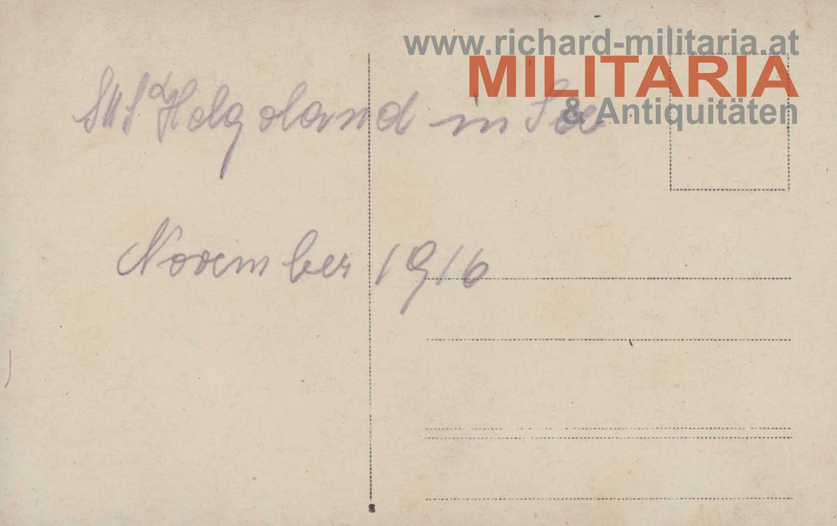 SMS Helgoland - "Schwere See Dezember 1914"
