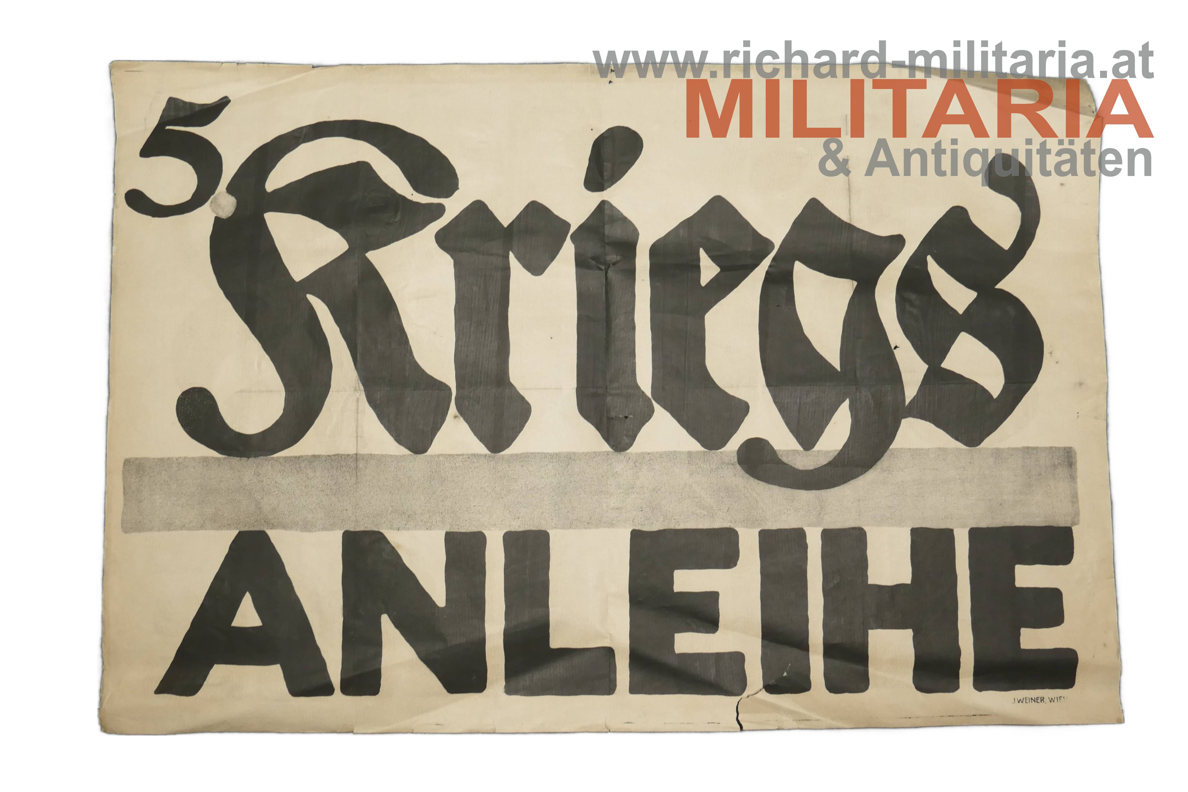 k.u.k. Plakat - 5. Kriegs-Anleihe