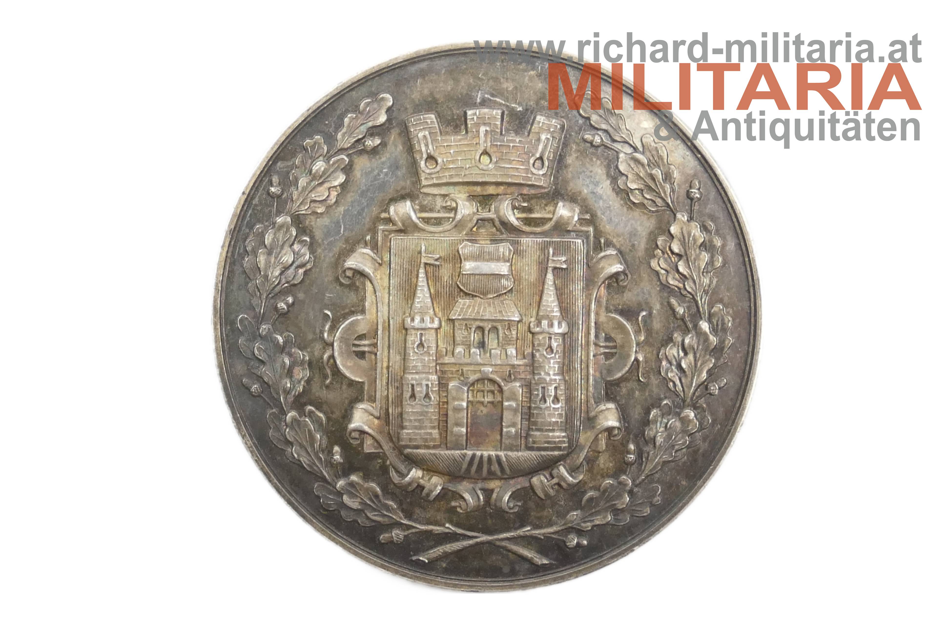 Kaiser Franz Josef - Silbermedaille - Ehrenpreis des Volkfestes in Linz 