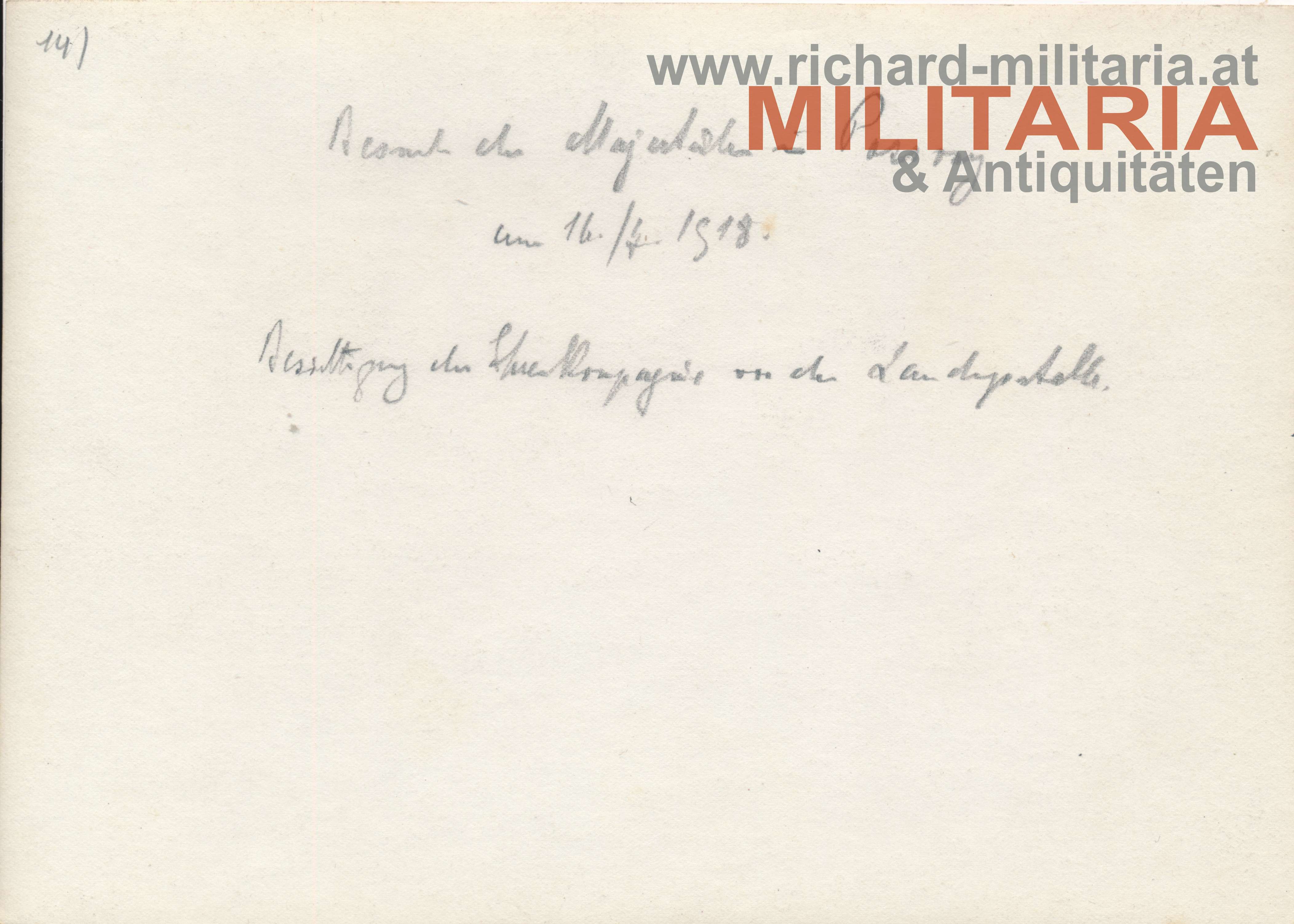 k.u.k. Pressefoto - Kaiser Karl und Zita mit Generälen - Poszony 16. 7. 1918 