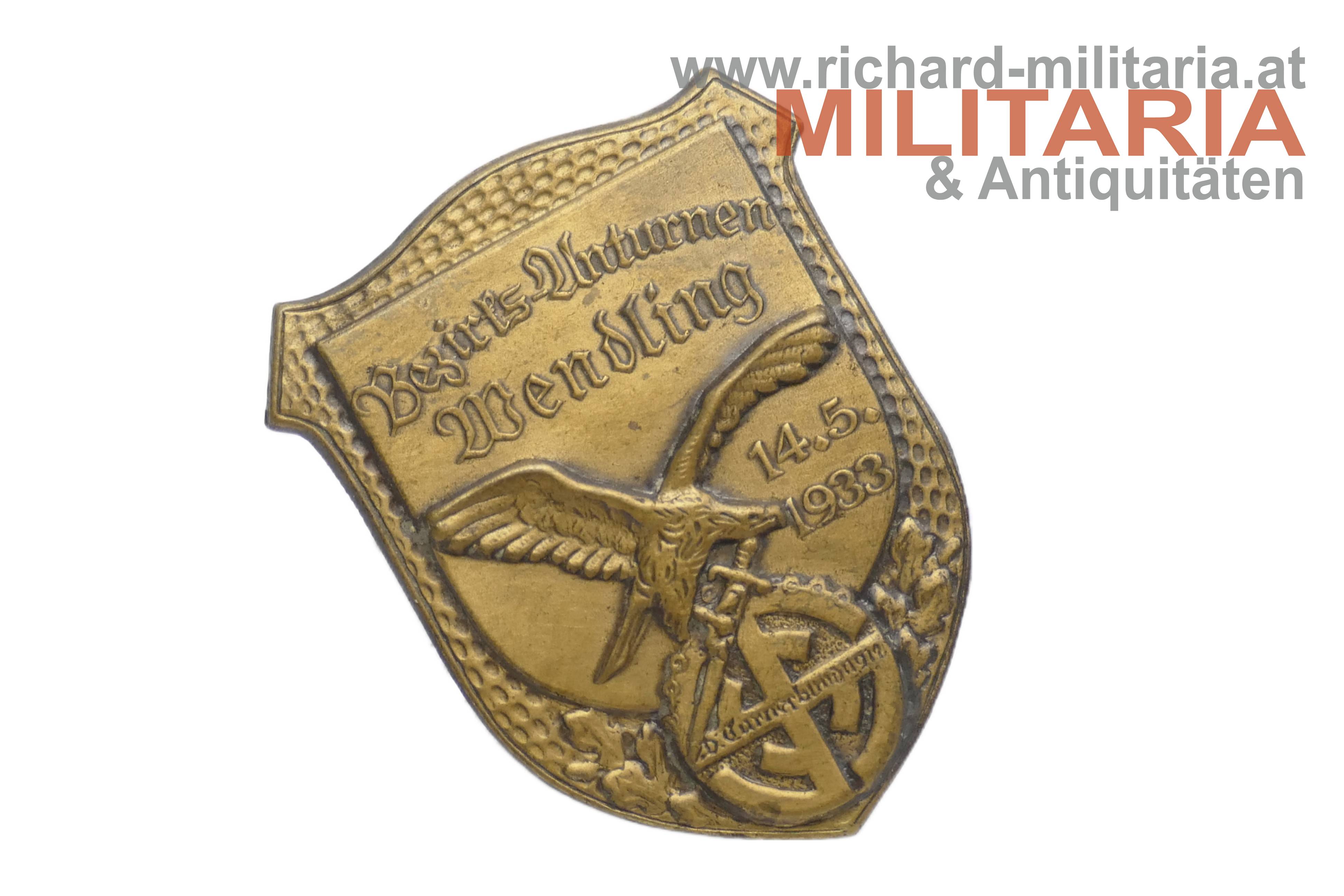 Deutscher Turnerbund - Bezirks-Anturnen Wendling 14. 5. 1933