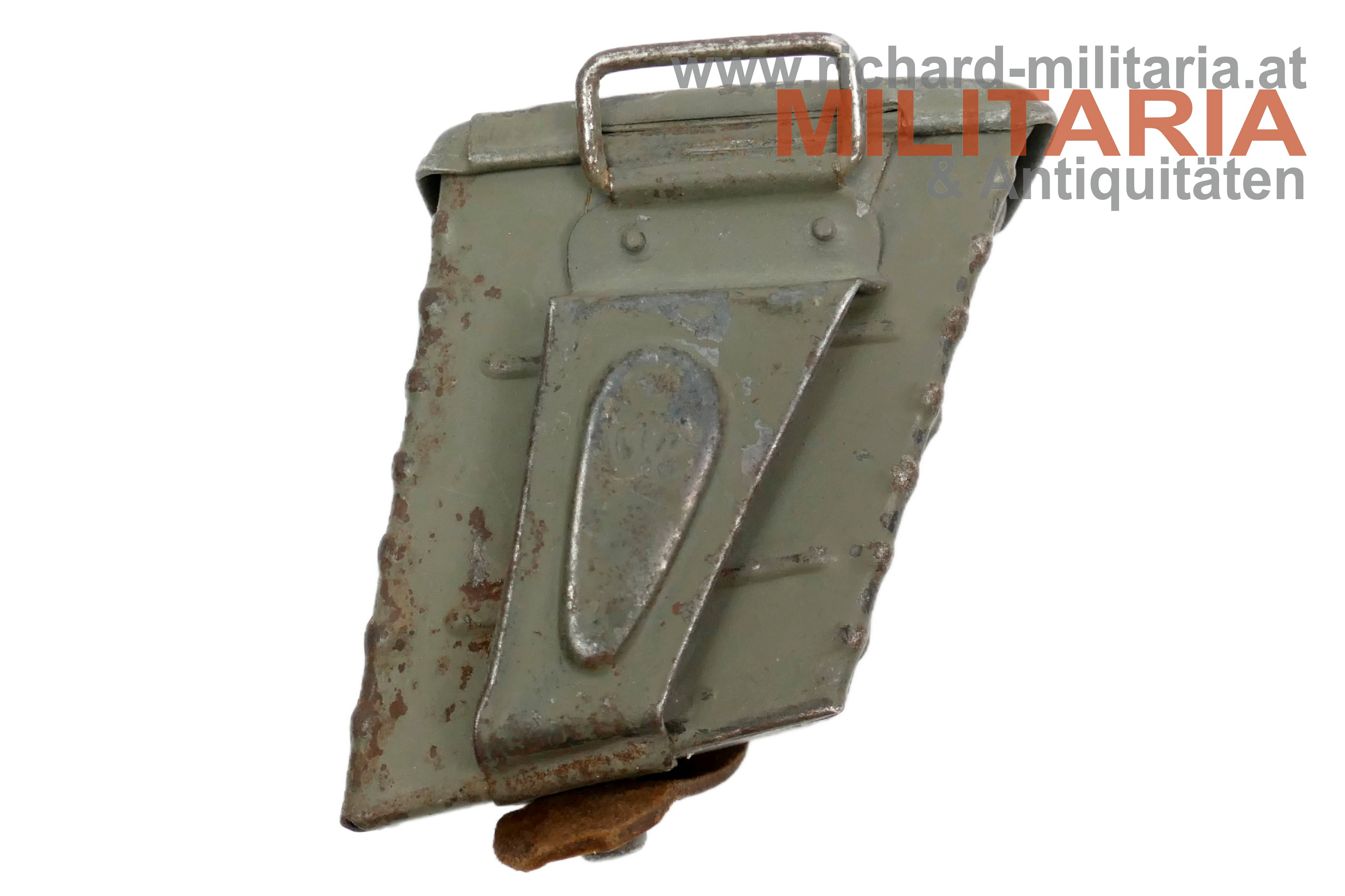 k.u.k. Patronentasche zum Karabiner M95 - Eisenblech feldgrau