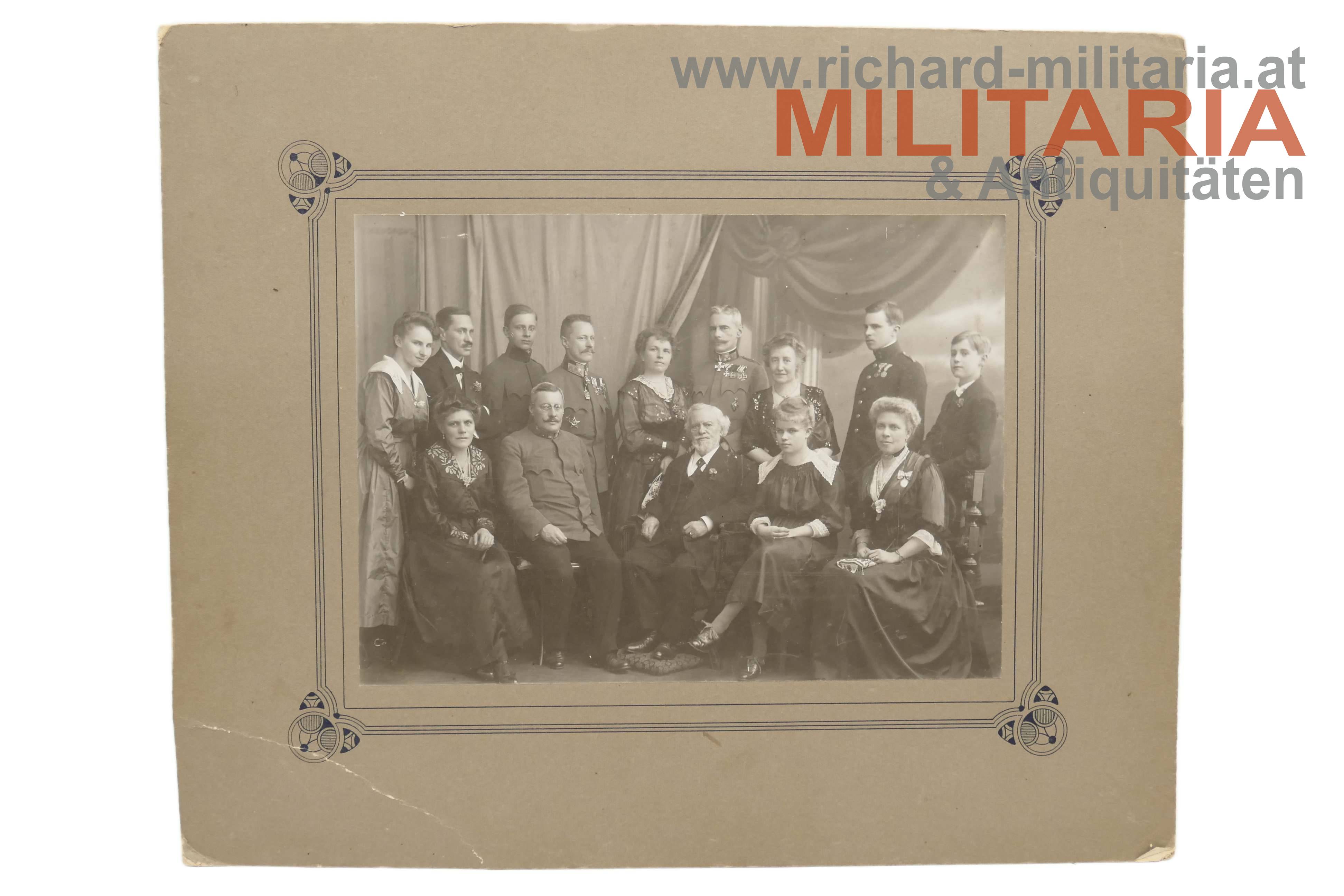 k.u.k. Famielienfoto Portenschlag-Ledermayr - Generalmajor bzw. Oberst