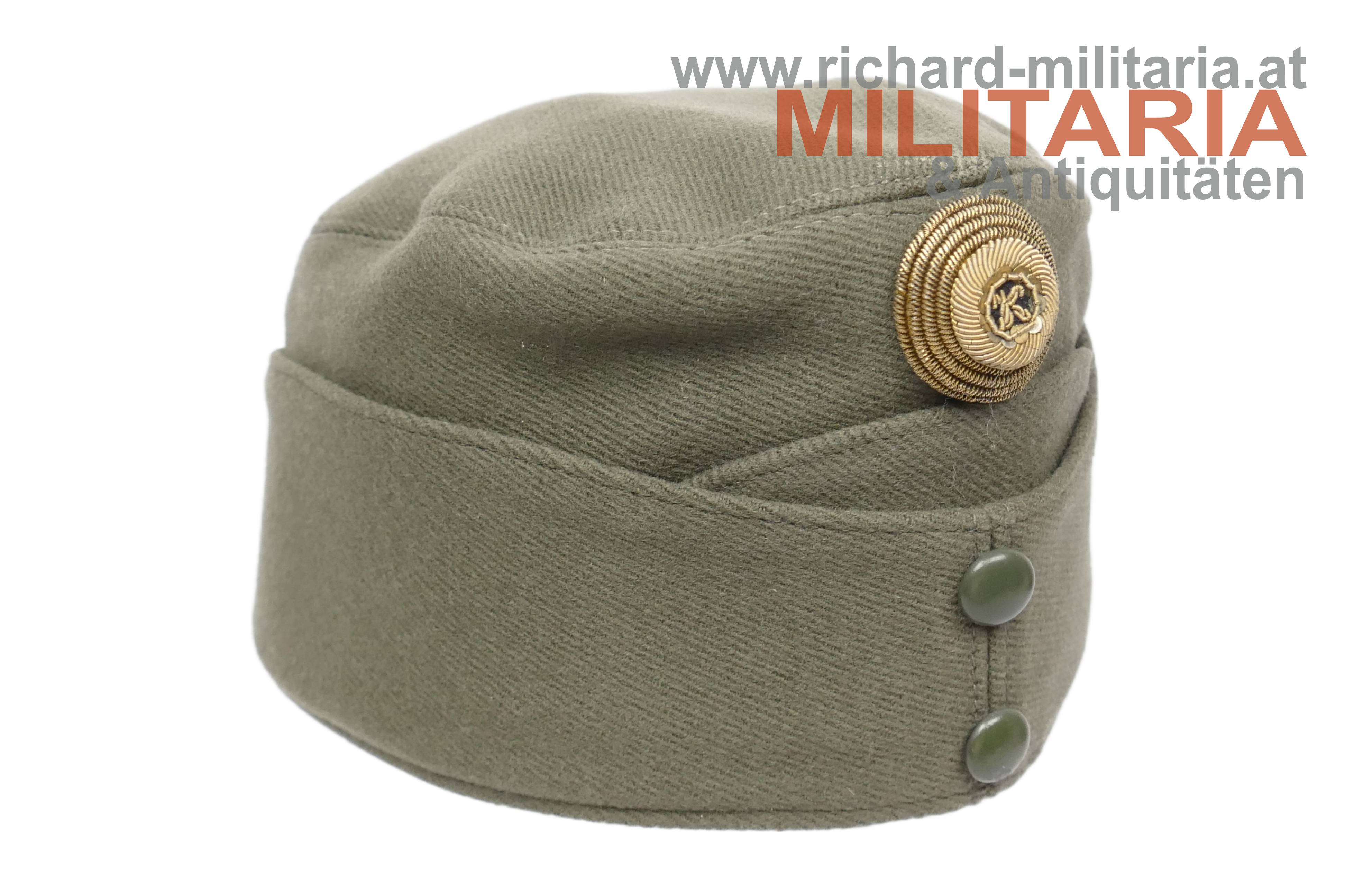 k.u.k. feldgraue schirmlose Kappe für Offiziere Kaiser Karl - MINT!!! 