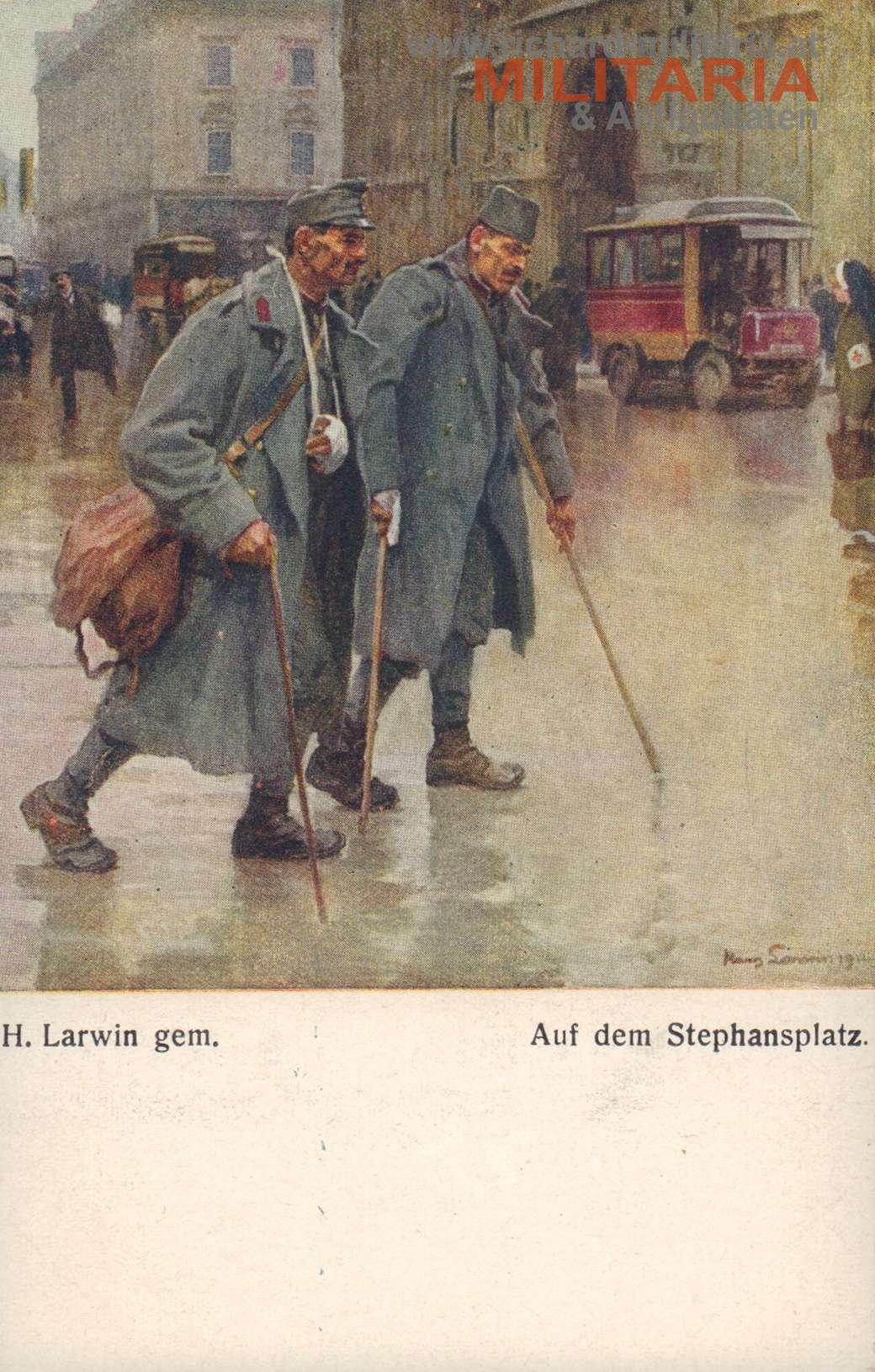 k.u.k. PK - Auf dem Stephansplatz