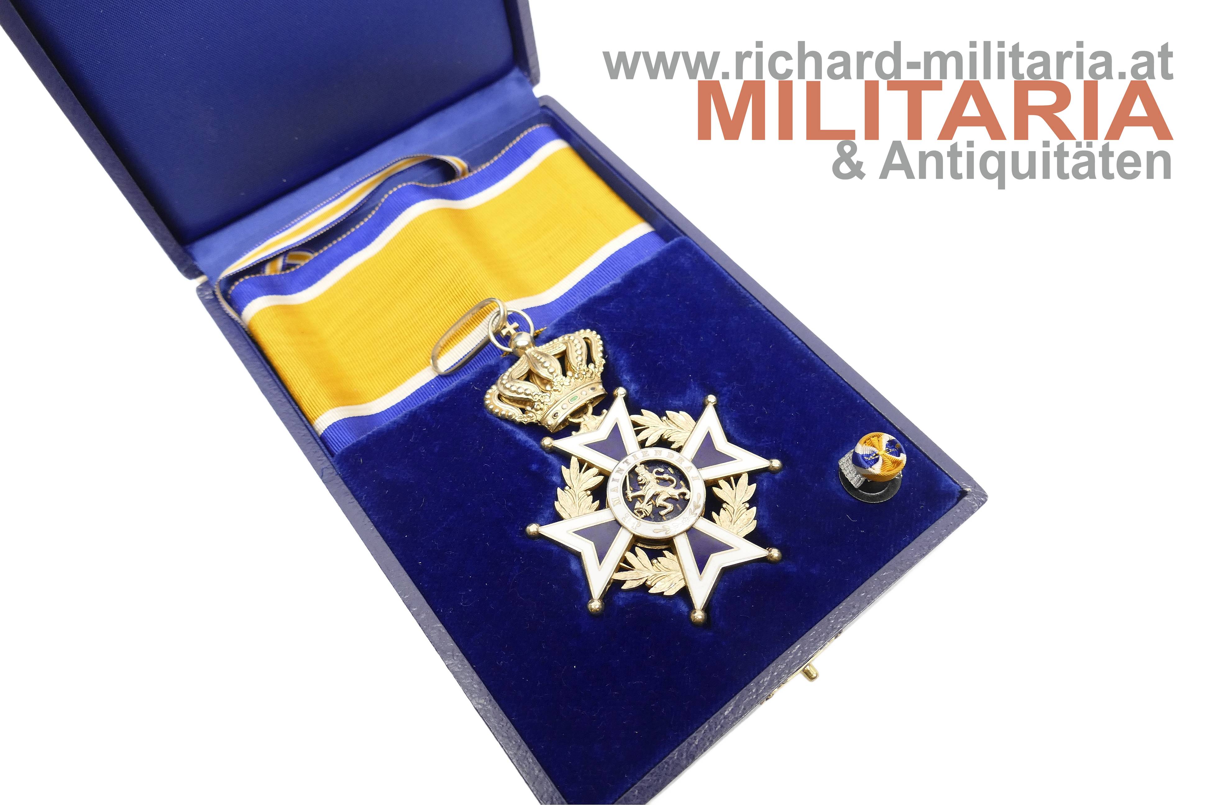 Niederlande - Orden von Oranien-Nassau - Kommandeurkreuz im Etui