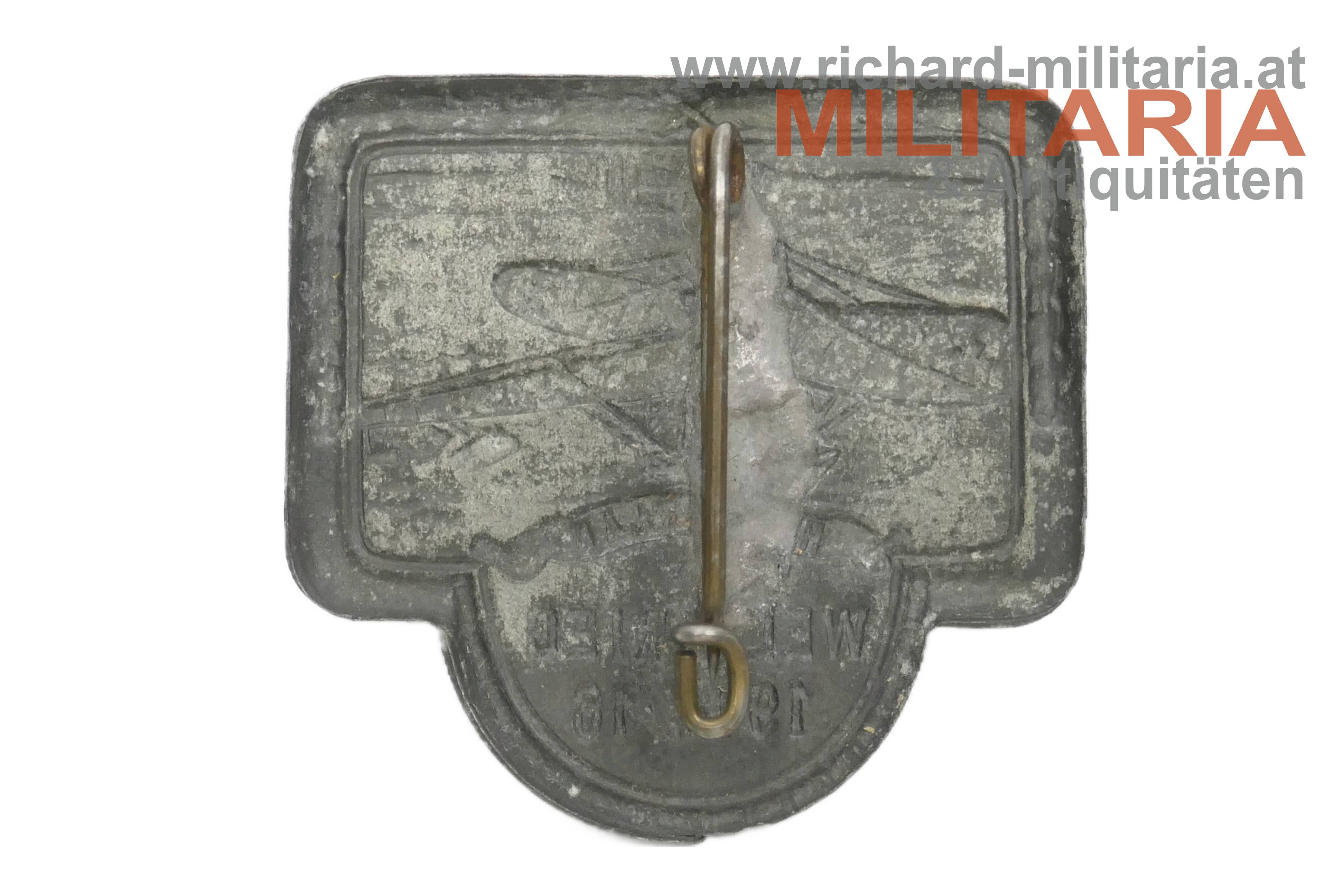 k.u.k. Kappenabzeichen - Hydroplan - Weltkrieg 1914-16