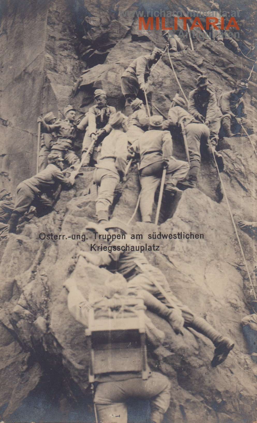 PK "österr.-ung. Truppen am südwestlichen Kriegsschauplatz" - GEBIRGSTRUPPEN