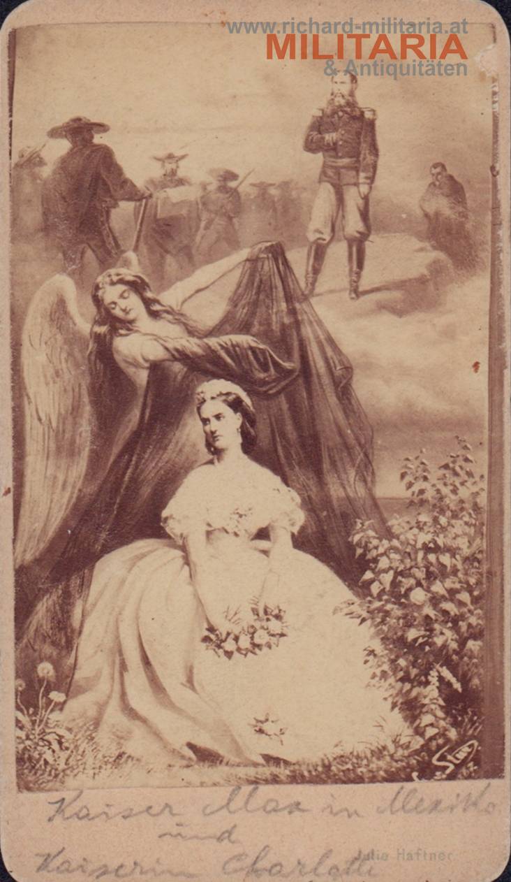 Fotodruck - Kaiserin Charlotte trauert um Kaiser Maximilian in Mexiko