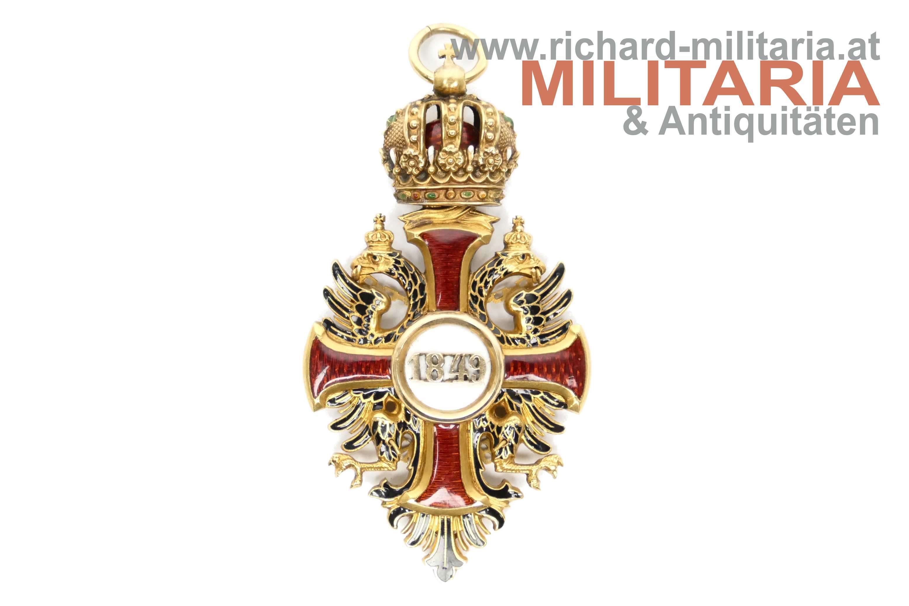 k.u.k. Franz Josef-Orden - Großkreuzkleinod oder Komtur - GOLD - V. Mayer