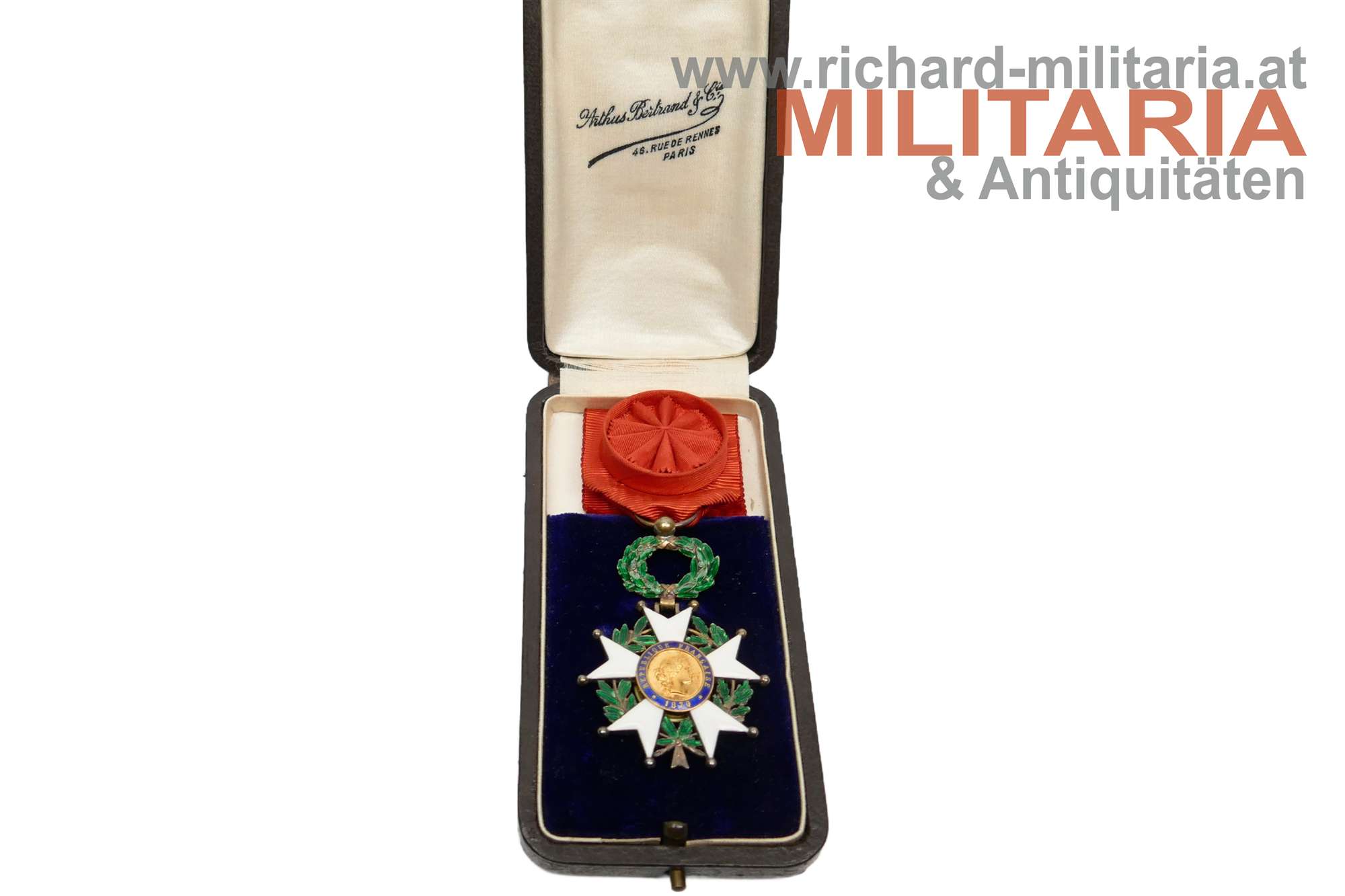 Frankreich - Orden der Ehrenlegion - 3. Rep. - Offizierskreuz mit Etui
