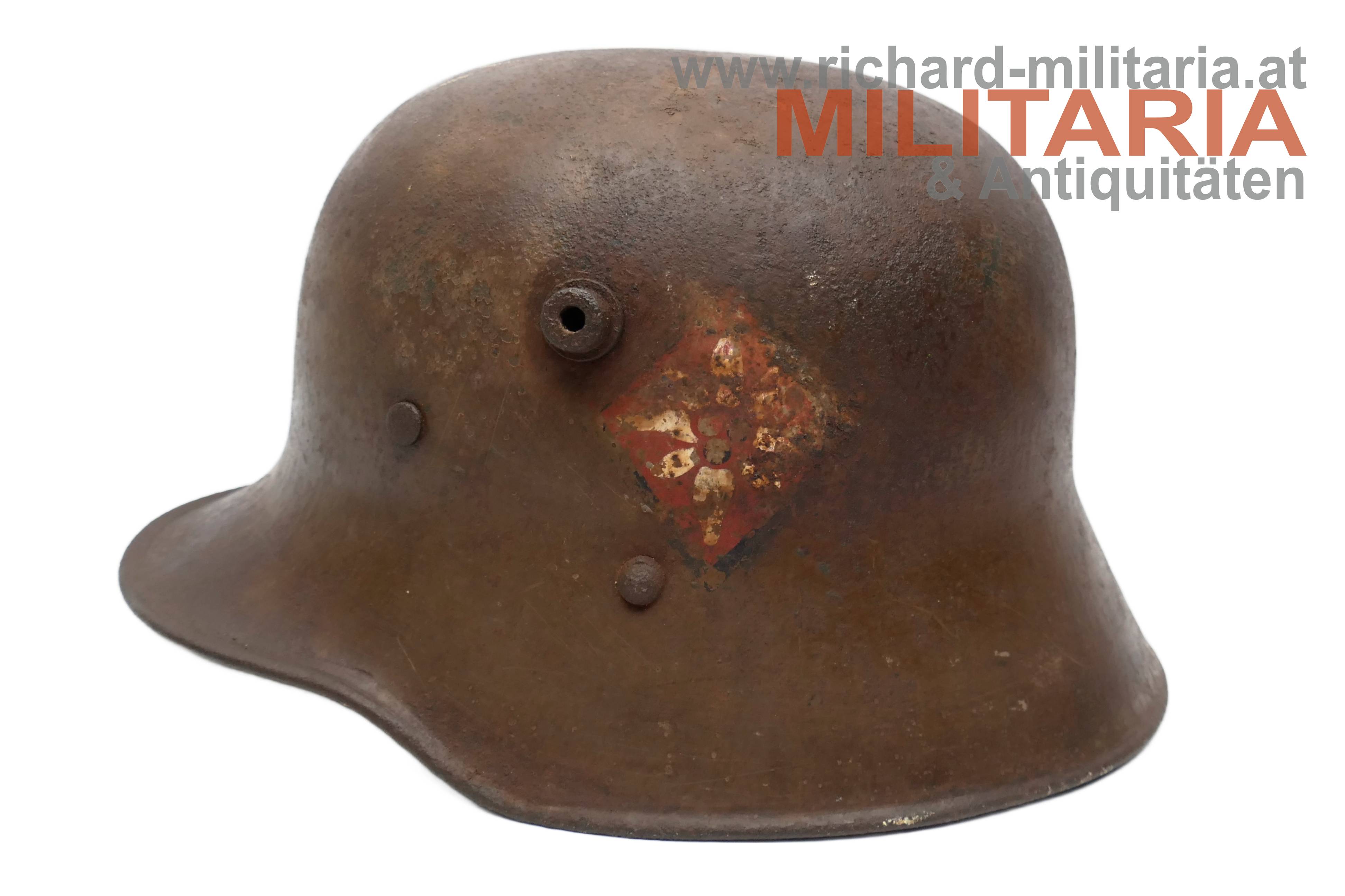 Freikorps Oberland / Heimwehr Tirol - Stahlhelm M17