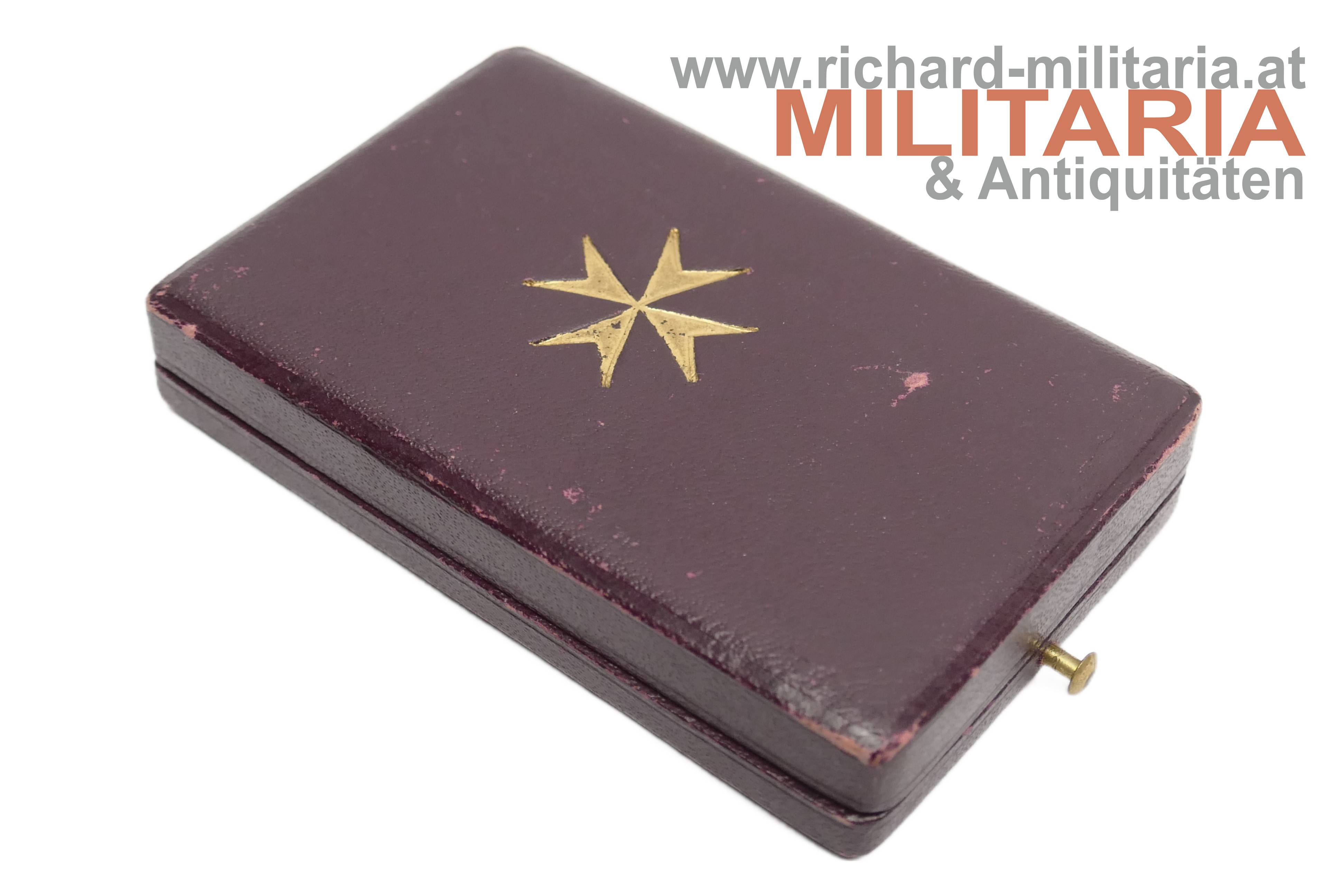 ETUI zum Goldenen Verdienstehrenzeichen des Malteser-Ordens