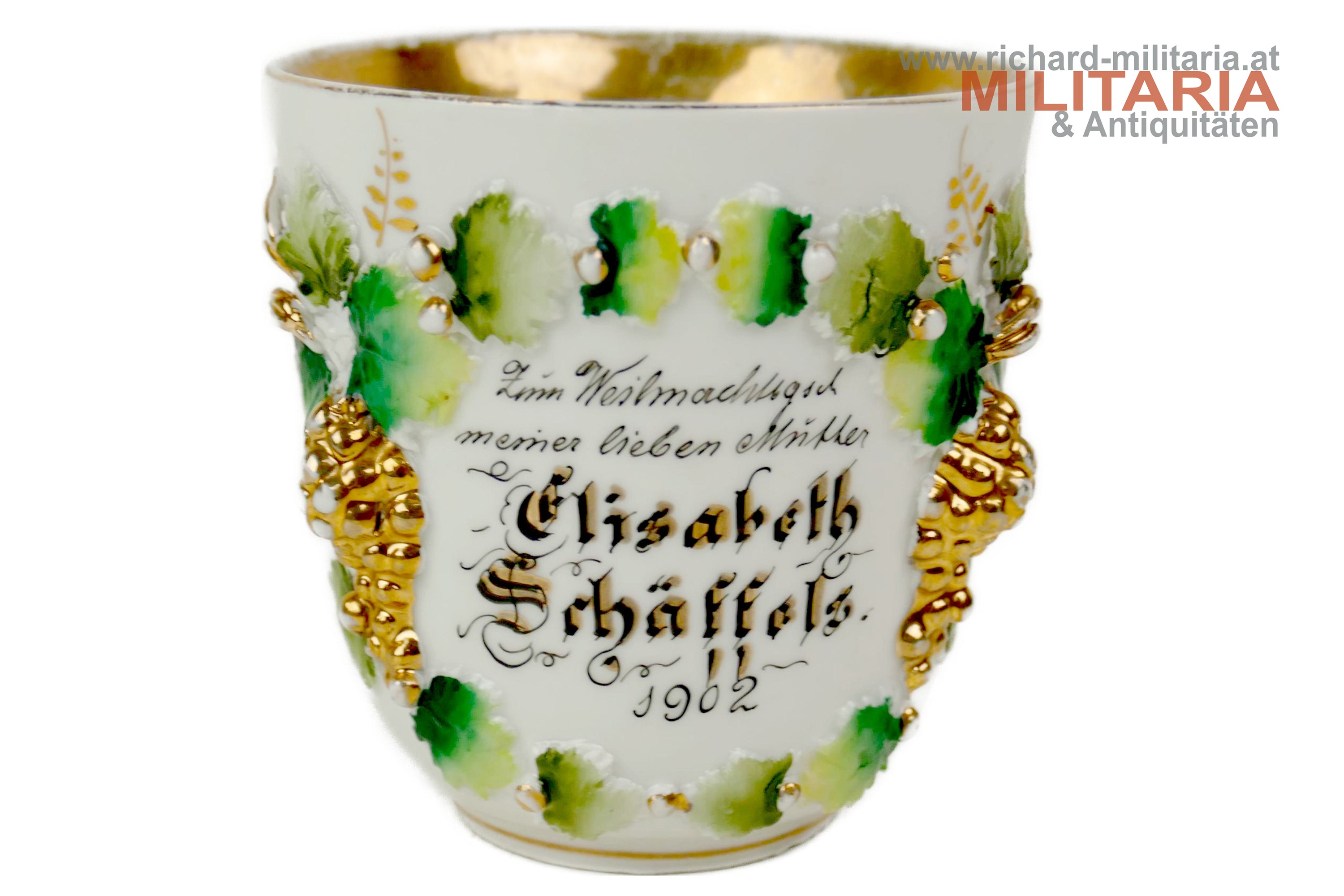 patriotische Geschenkstasse - 1902