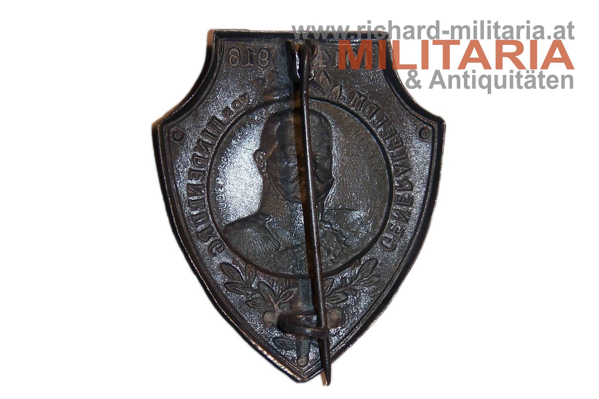 k.u.k. Kappenabzeichen - Generalfeldmarschall von Hindenburg 1914-1916