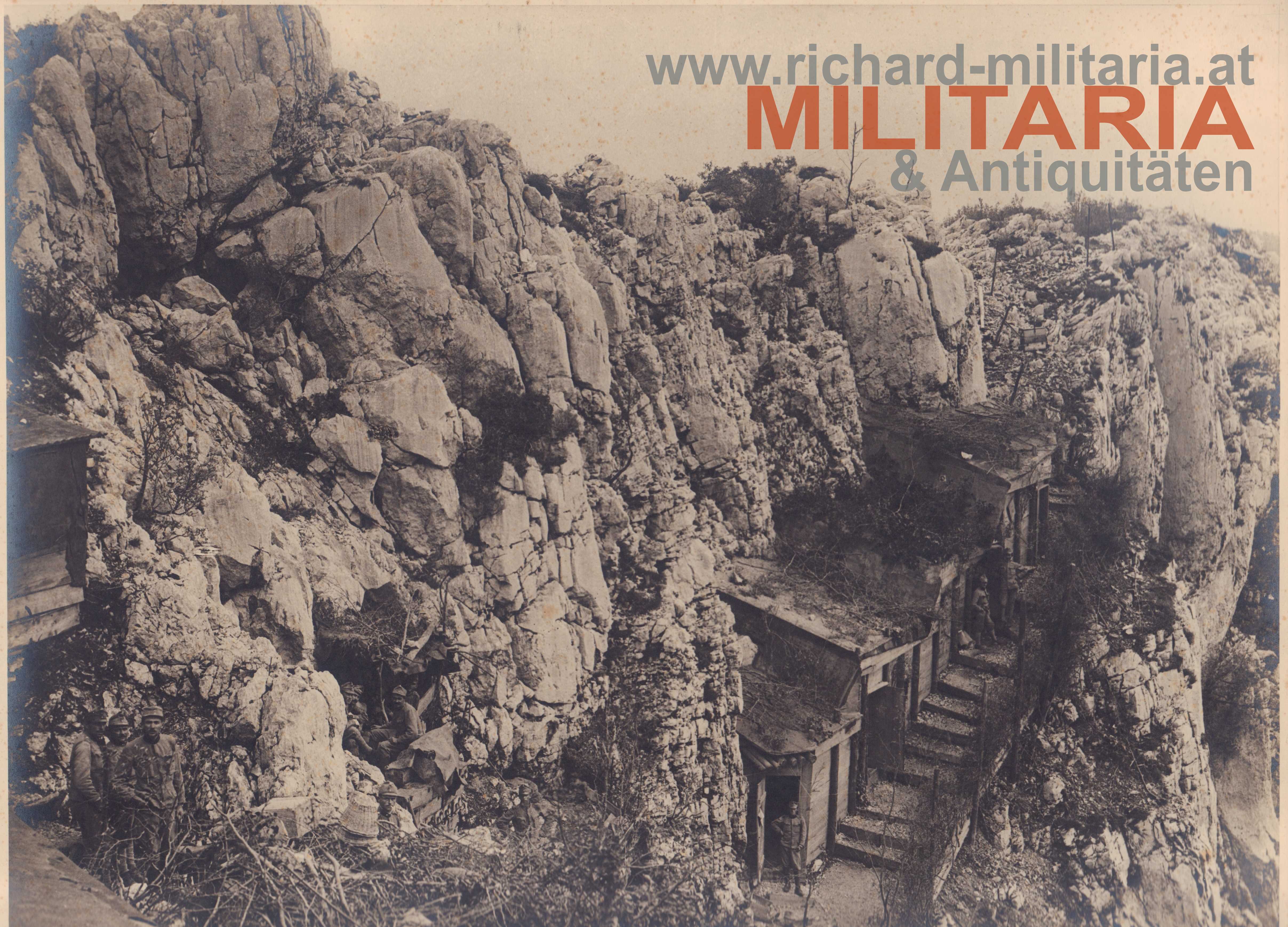 k.u.k Foto - Unterkünfte im Hochgebirge Südfront/Italien