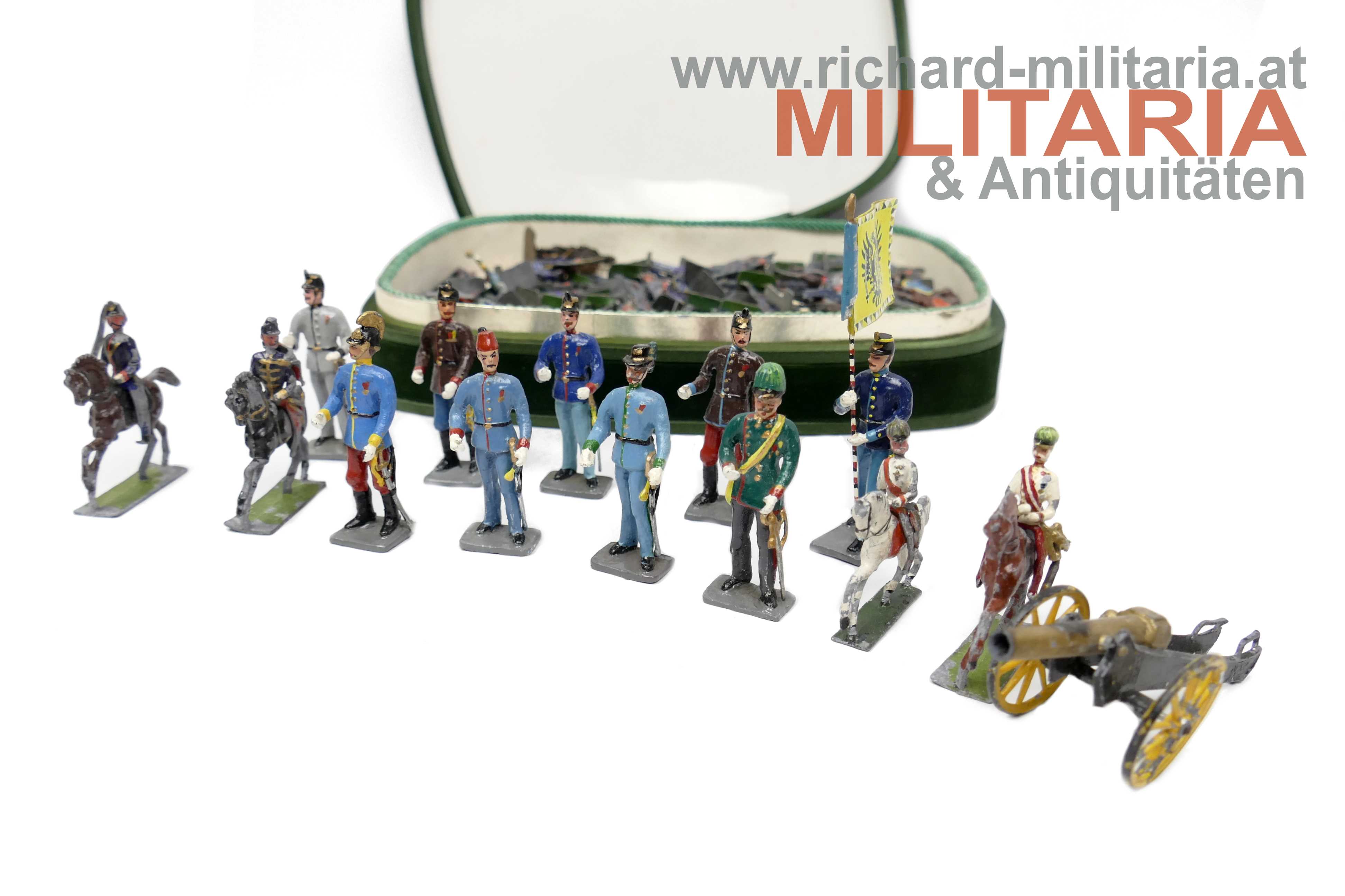 Sammlung Zinnsoldaten - k.u.k - diverse Einheiten Bosniaken/Dragoner/Kaiserjäger...