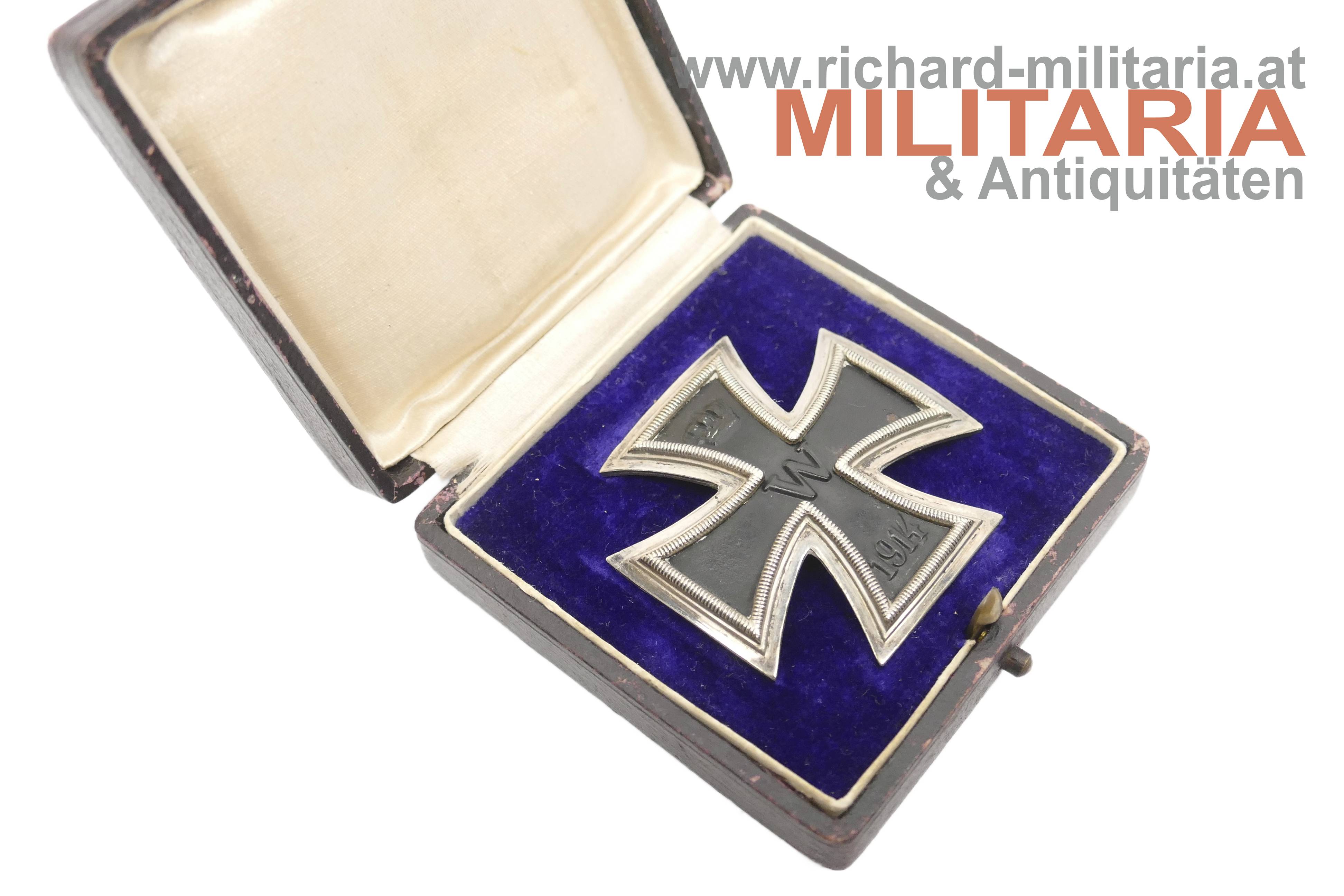 Eisernes Kreuz I. Klasse 1914 im Etui
