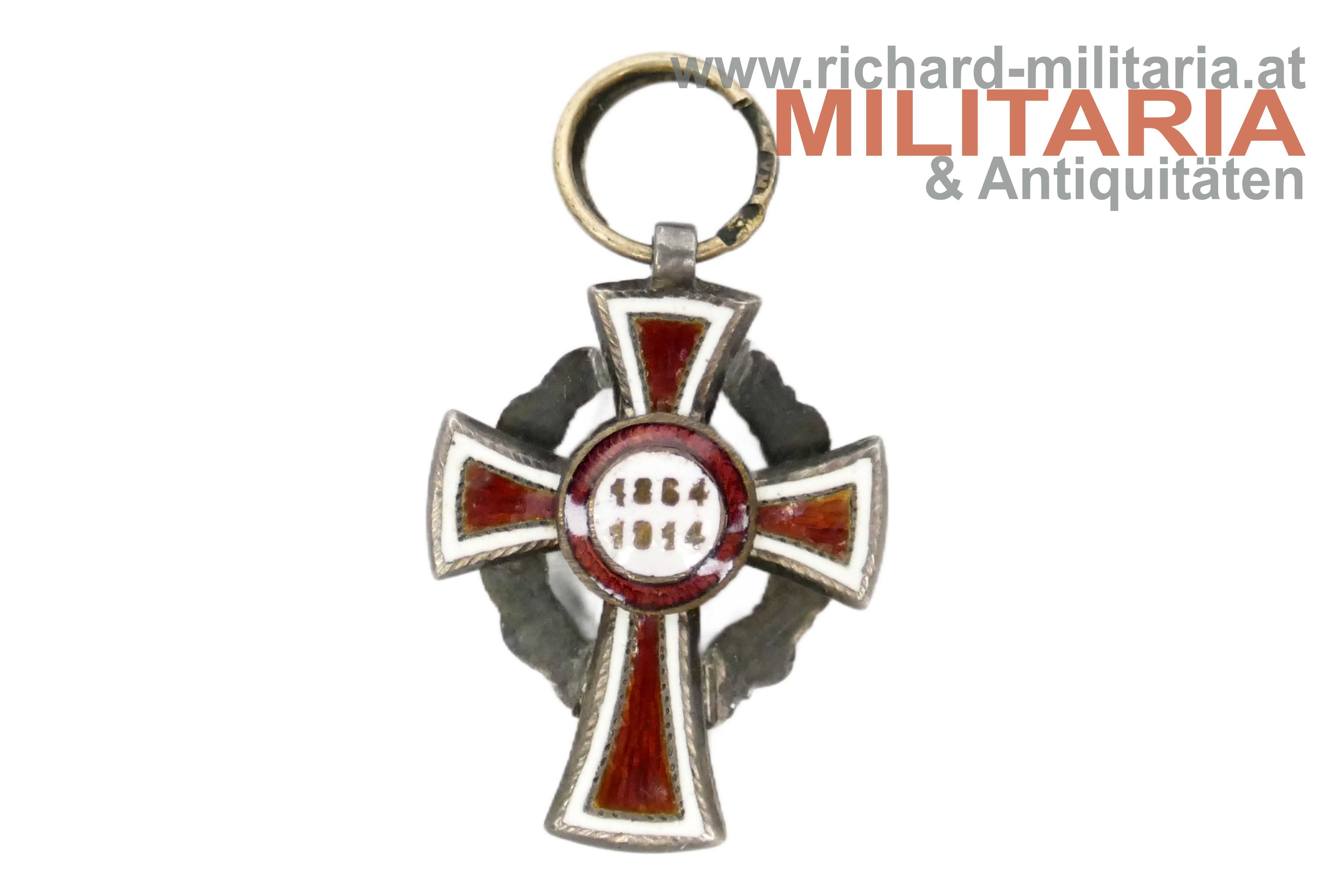 Rotes Kreuz - Ehrenzeichen 2. Klasse mit KD MINIATUR - SILBER "VM"