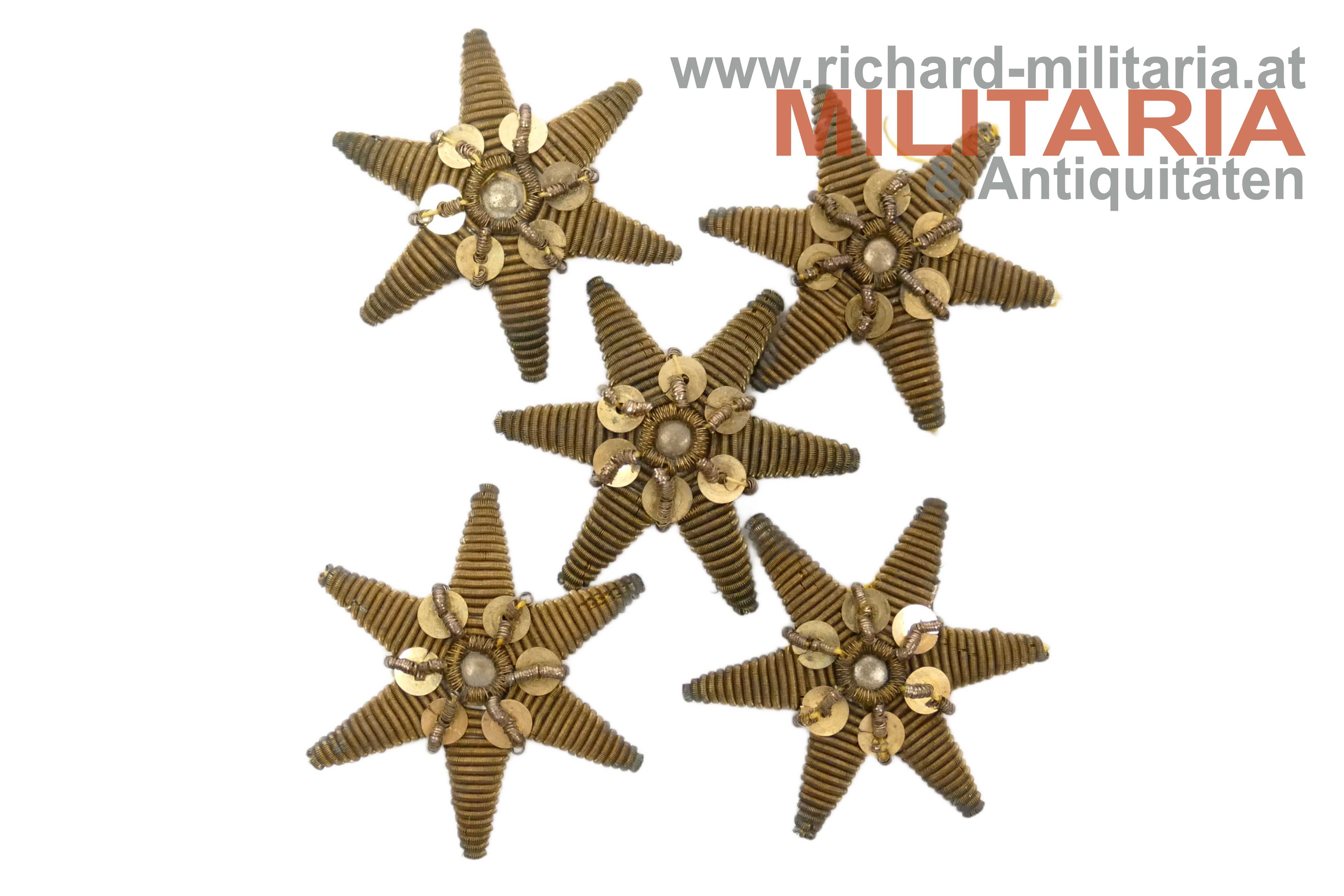 k.u.k. Rangsterne für Offiziere - GOLD
