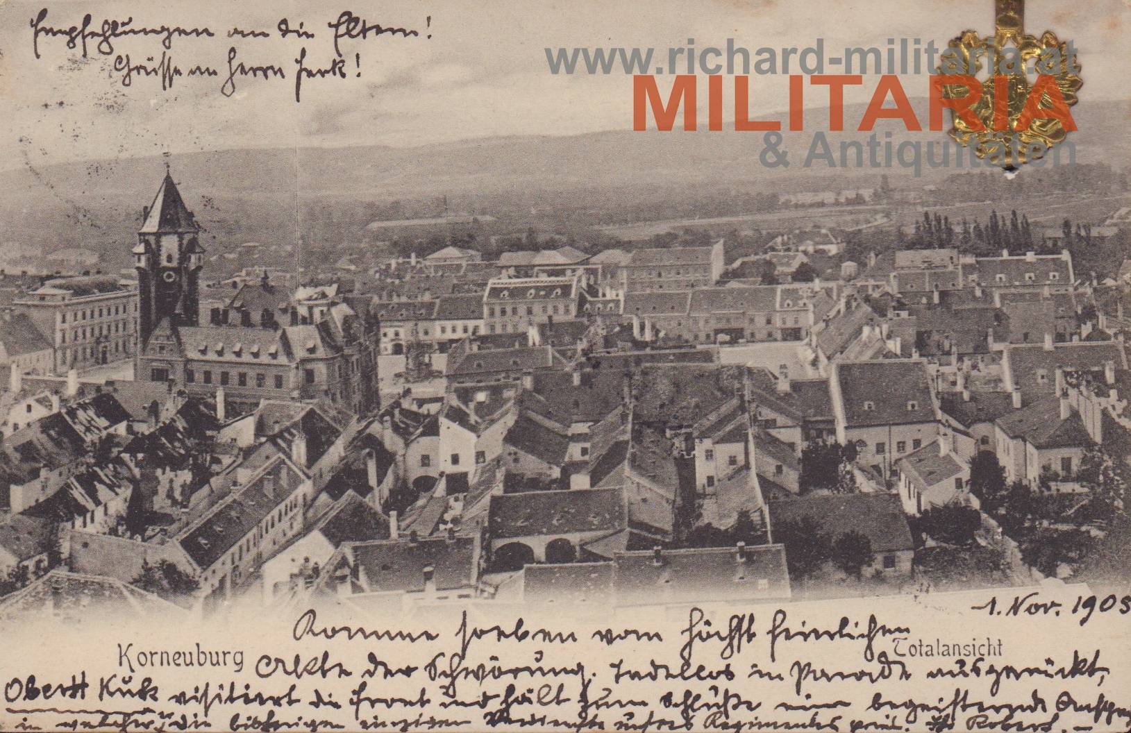 k.u.k. PK - Korneuburg - aufgeklammerter Doppeladler k.u.k. PK - Korneuburg - aufgeklammerter Doppeladler