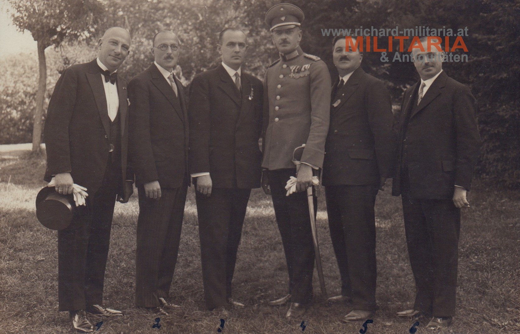 Wiedersehensfeier Liebenauer Kadetten - 1931 - 4 Majore (Jahrgang 1902/3-1906/7)