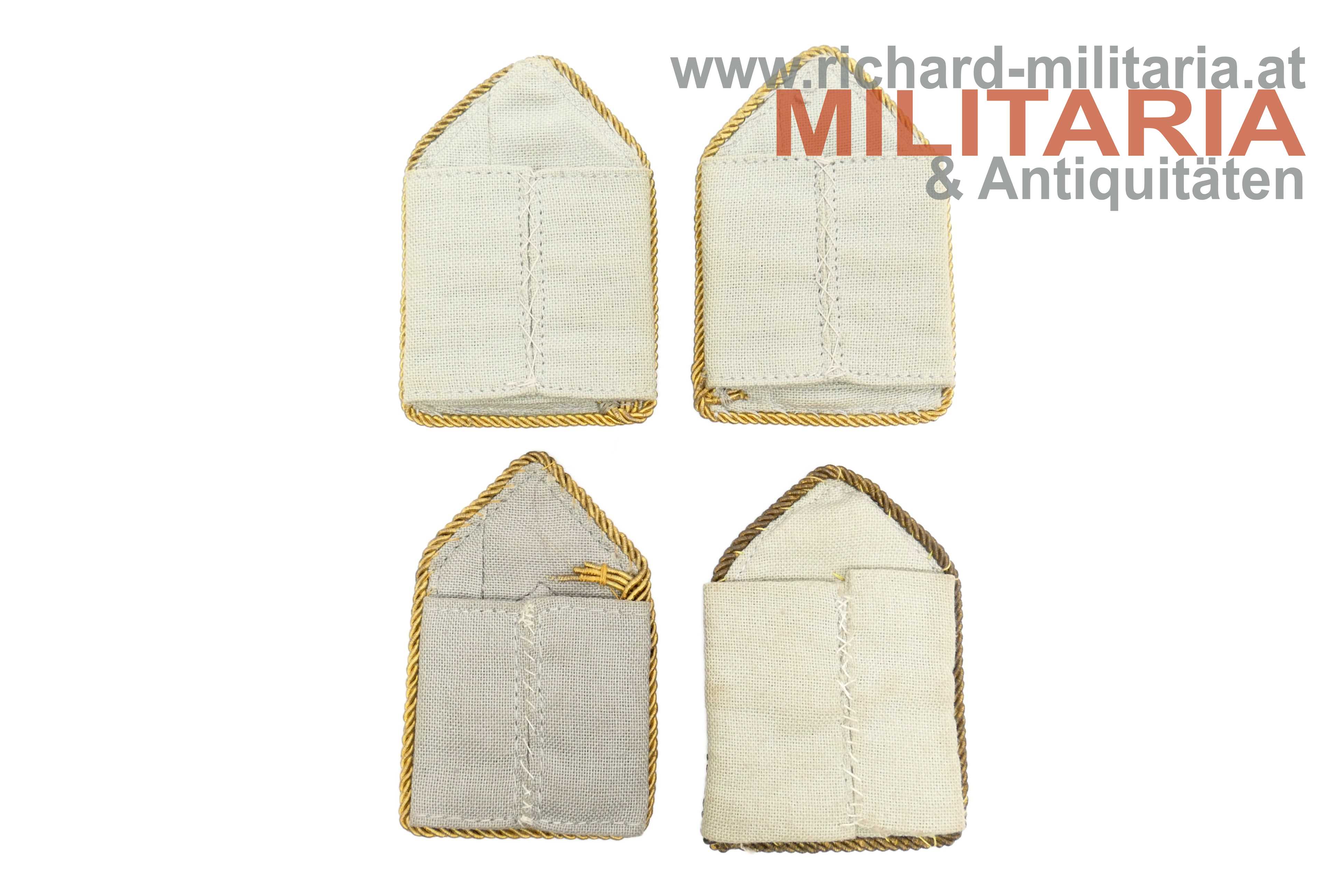 ÖBH - 4 Schulterklappendienstgradabzeichen Hauptmann / Oberstleutnant