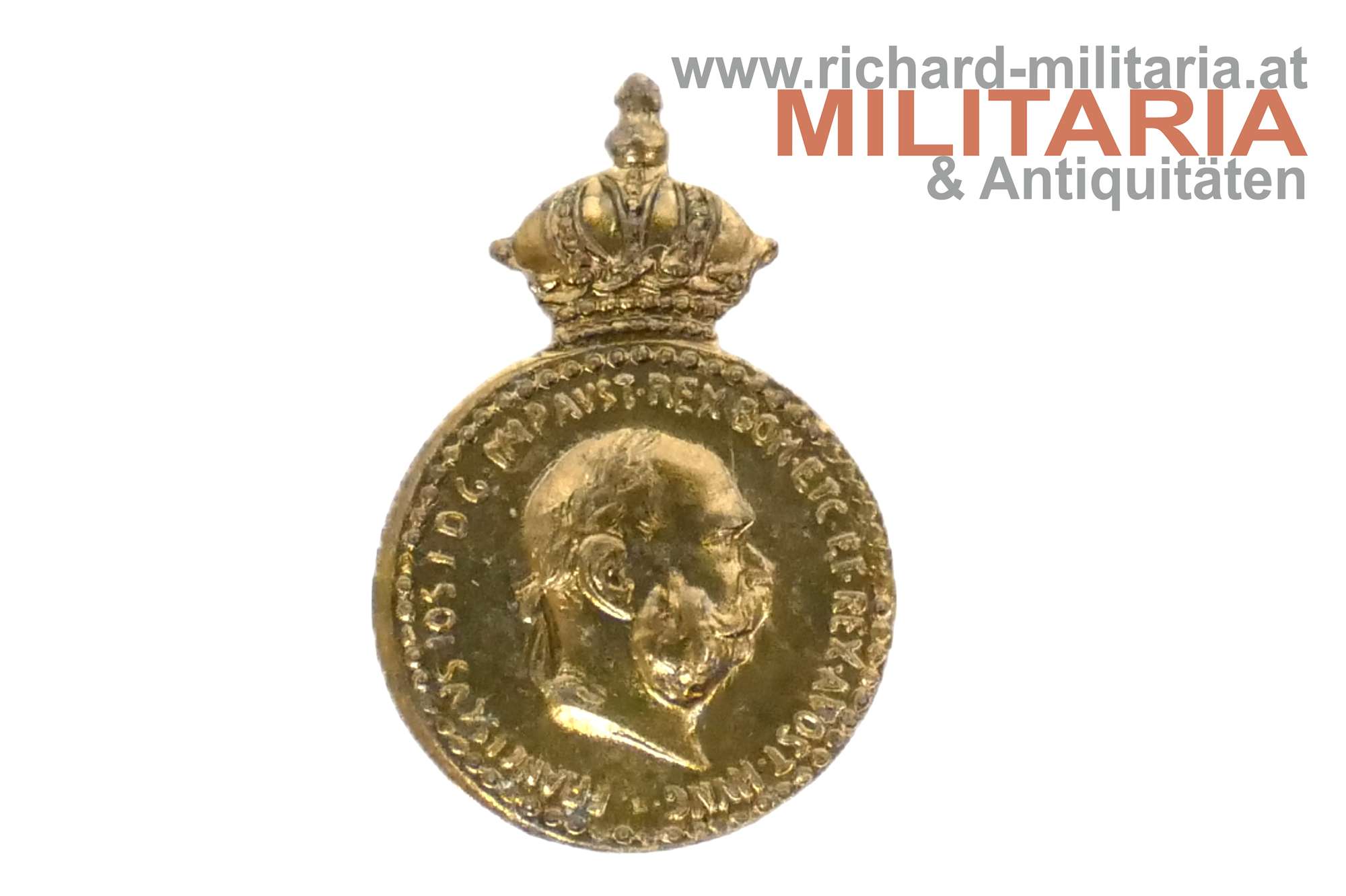 Bronzene Militärverdienstmedaille FJ1 - Auflage für die Feldspange