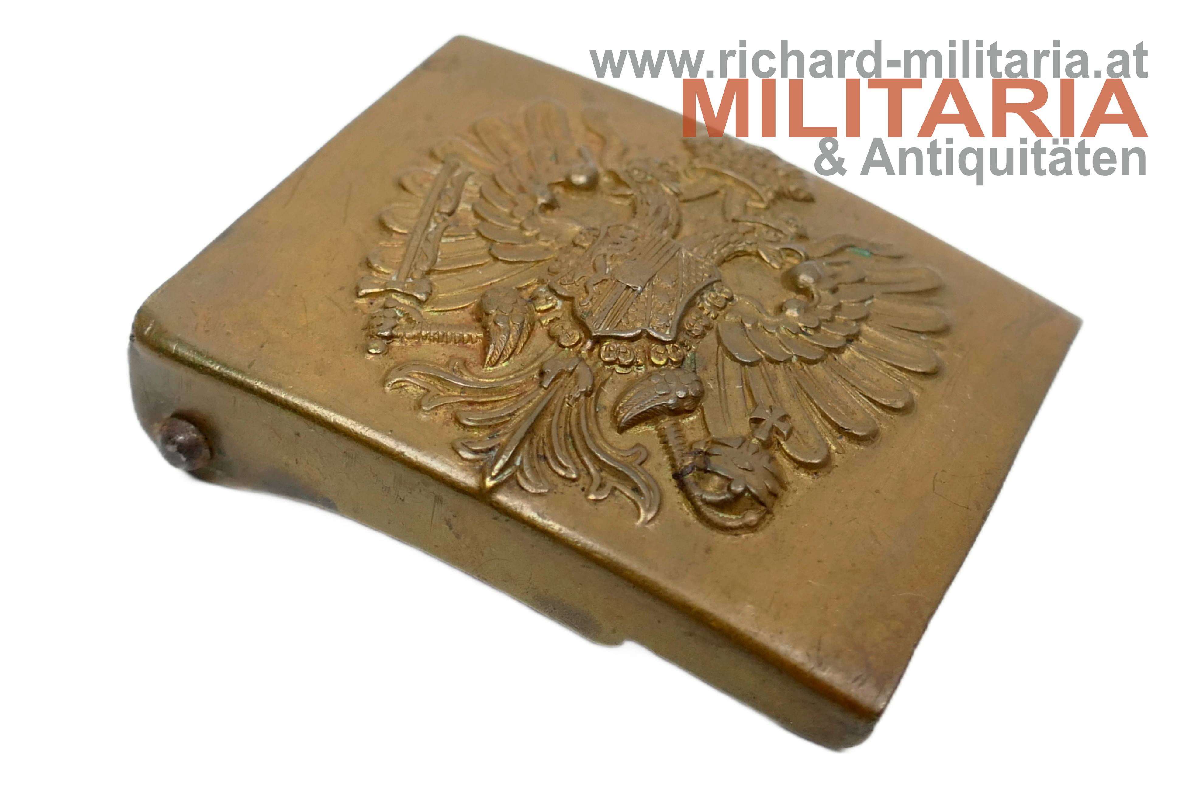 k.u.k. Leibriemenschliesse (Koppelschloss) - Mannschaft