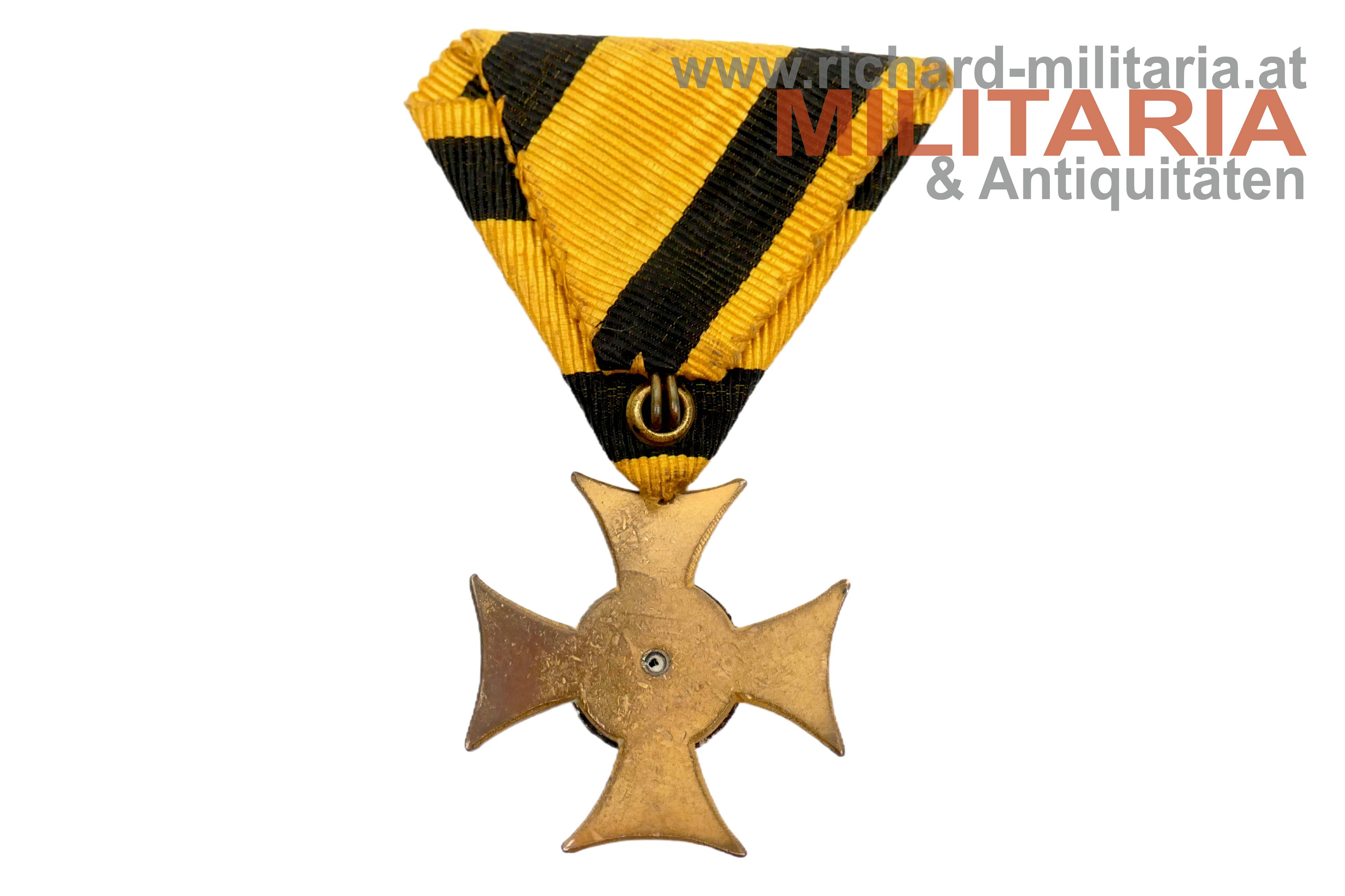 k.u.k. Militärdienstzeichen 2. Klasse "XII" (12 Jahre) - Lorbeerkranz