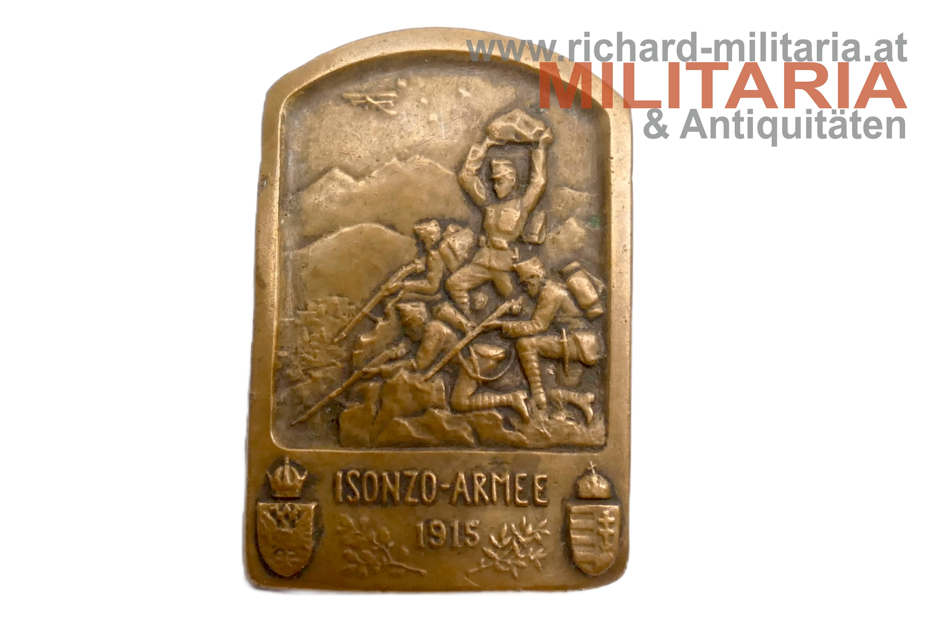 k.u.k. Kappenabzeichen - Isonzo-Armee 1915
