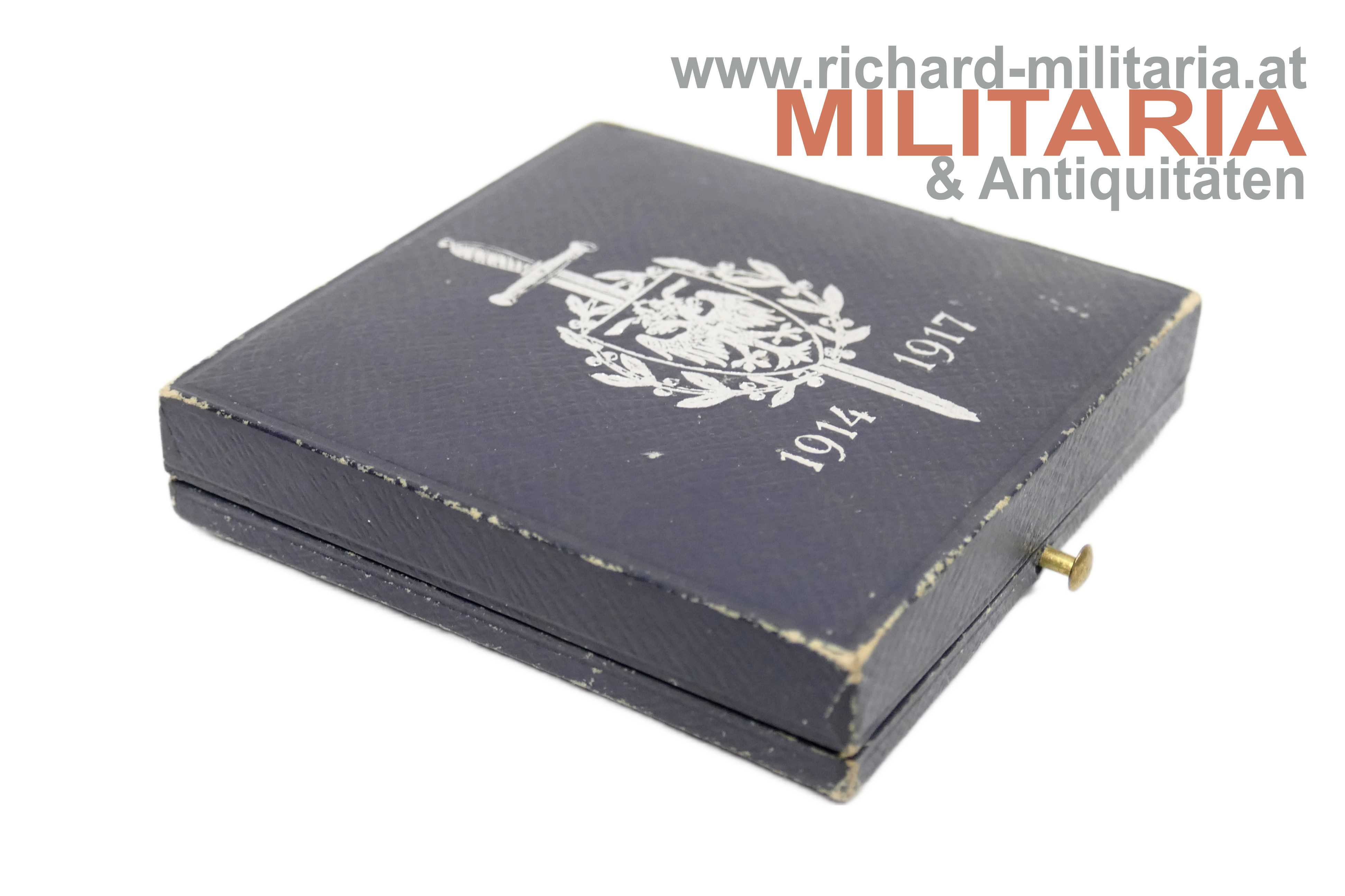 k.u.k. Eiserne Salvatormedaille der Stadt Wien mit Etui