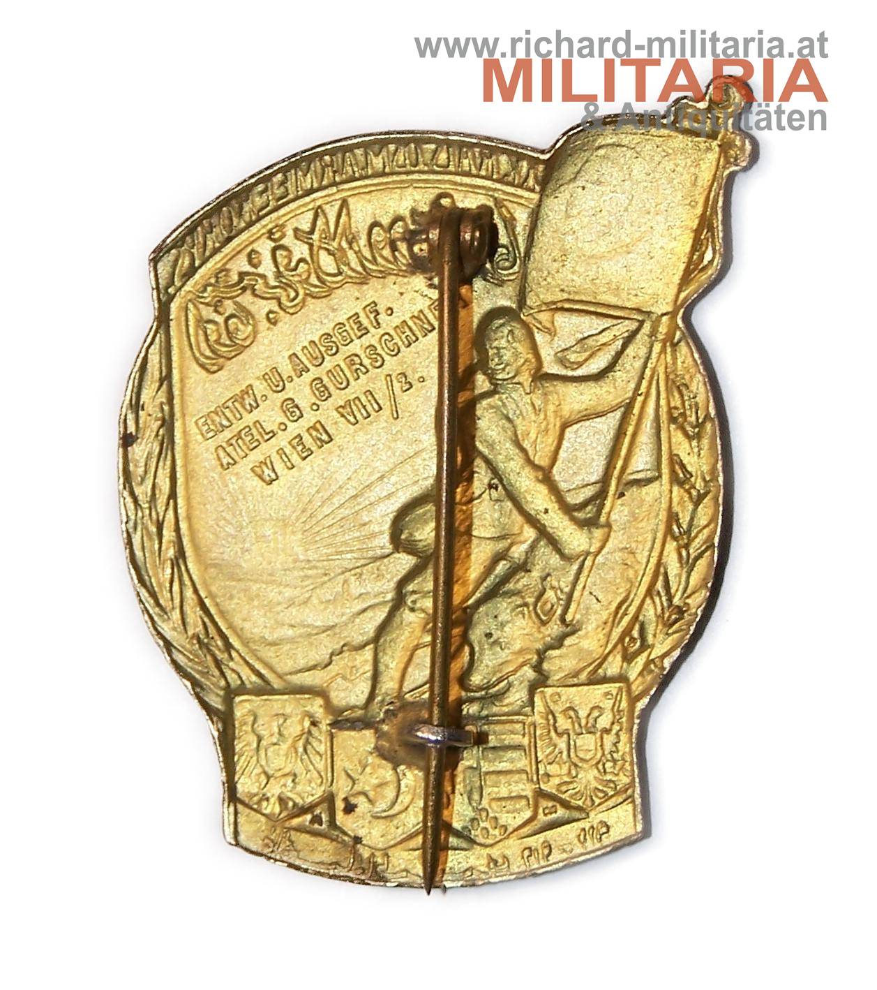 k.u.k Kappenabzeichen - XV. kaiserl. osmanisches Armeekorps