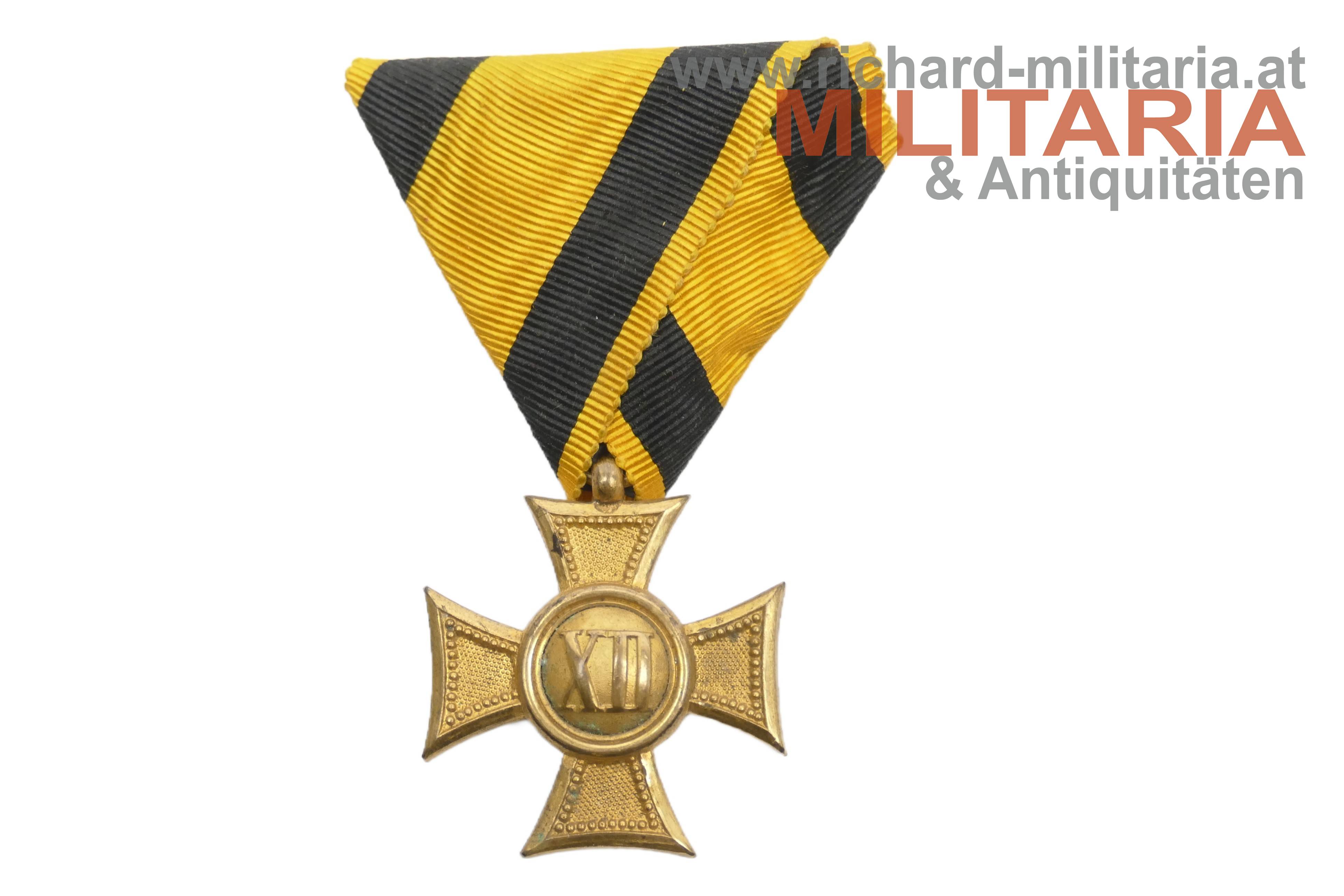 k.u.k. Militärdienstzeichen Mannschaft XII (12 Jahre) 