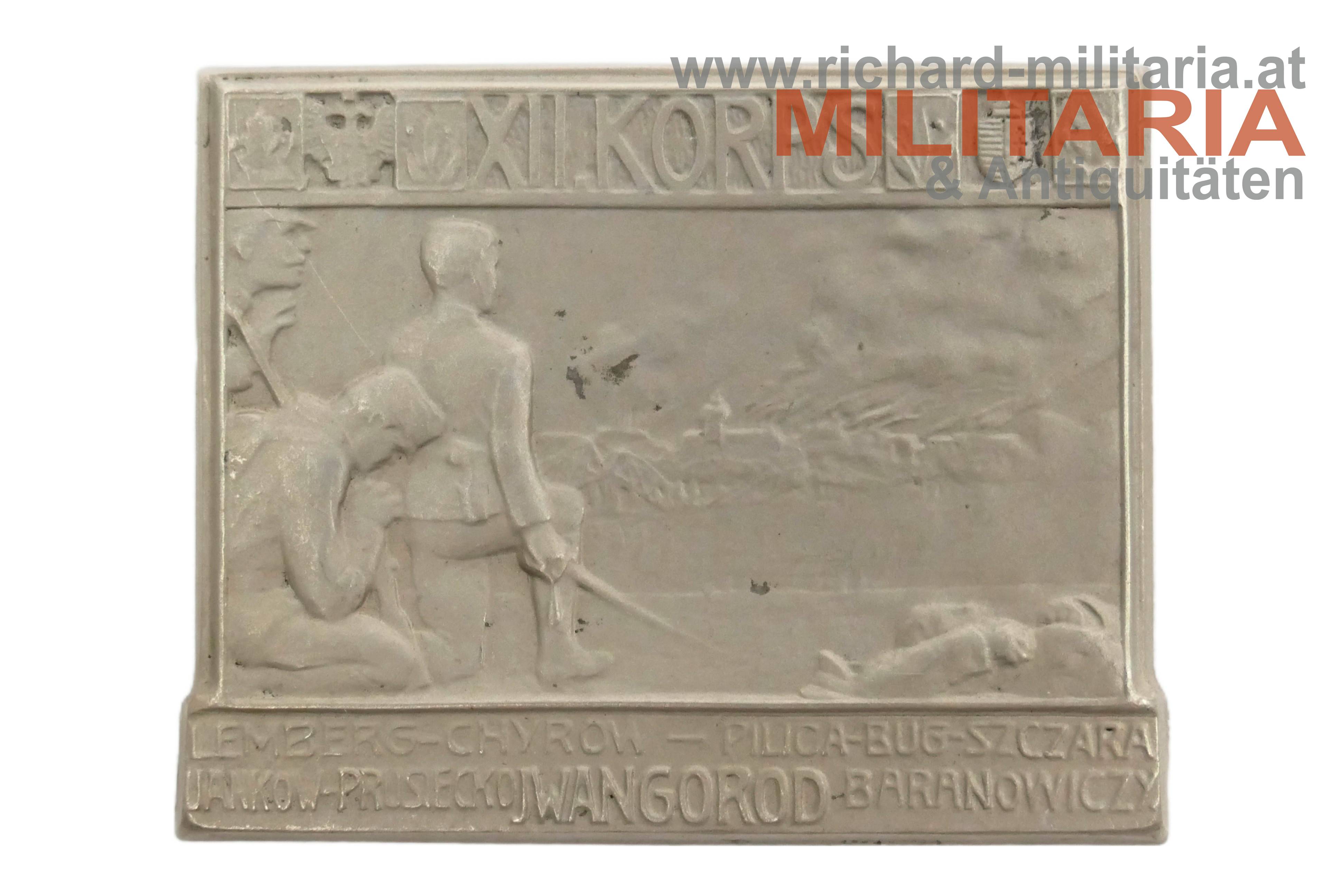 k.u.k. Kappenabzeichen - XII. Korps