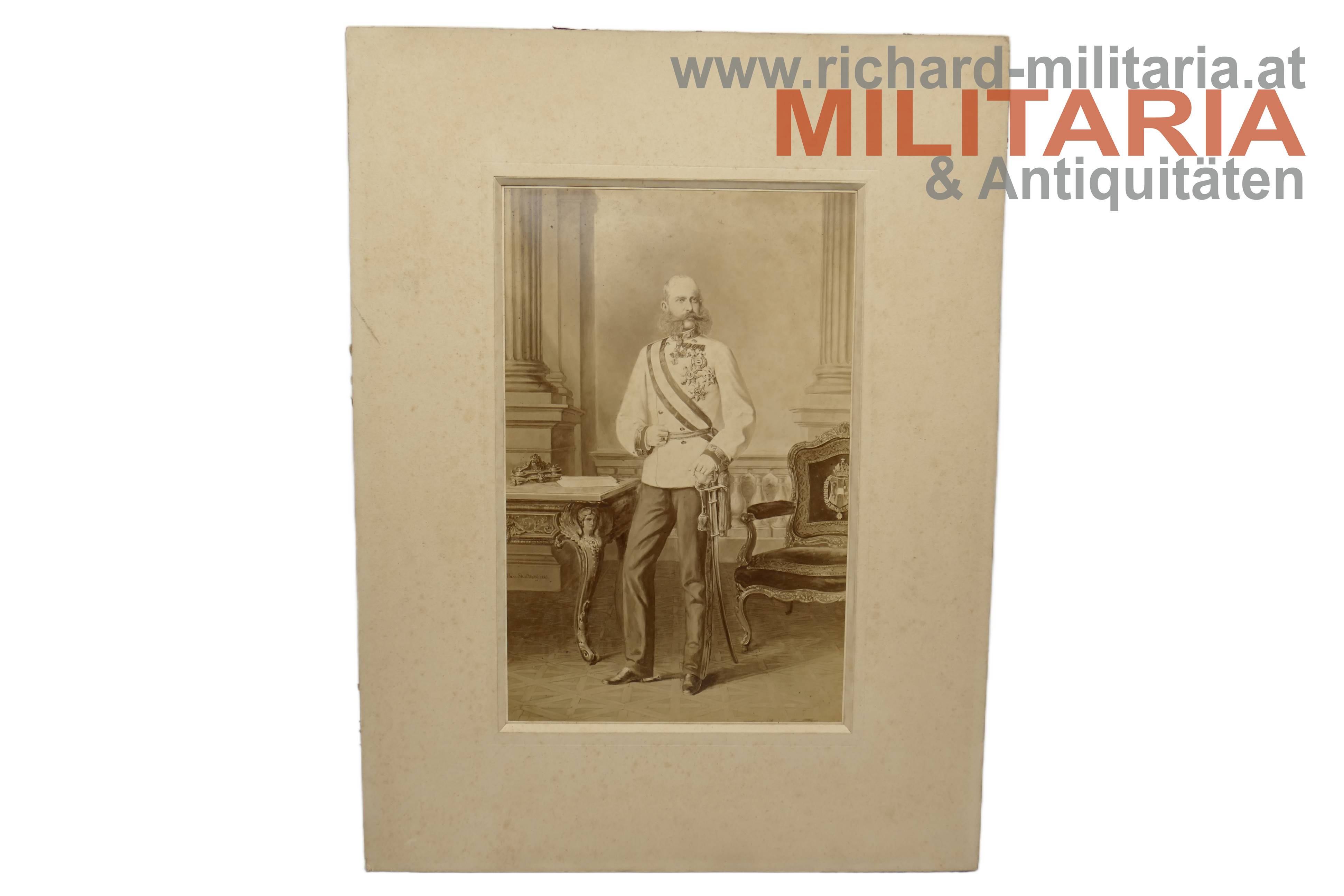 k.u.k. Bilddruck - Kaiser Franz Joseph I. - Hans Skallitzky 1880
