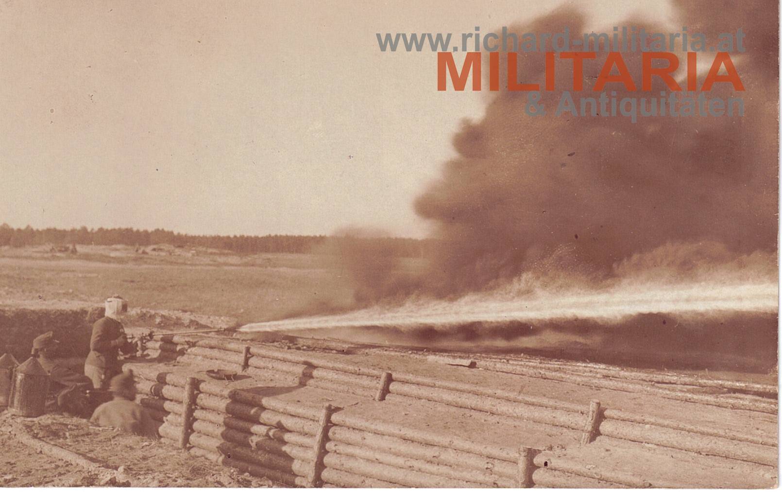 k.u.k. Foto FLAMMENWERFER 