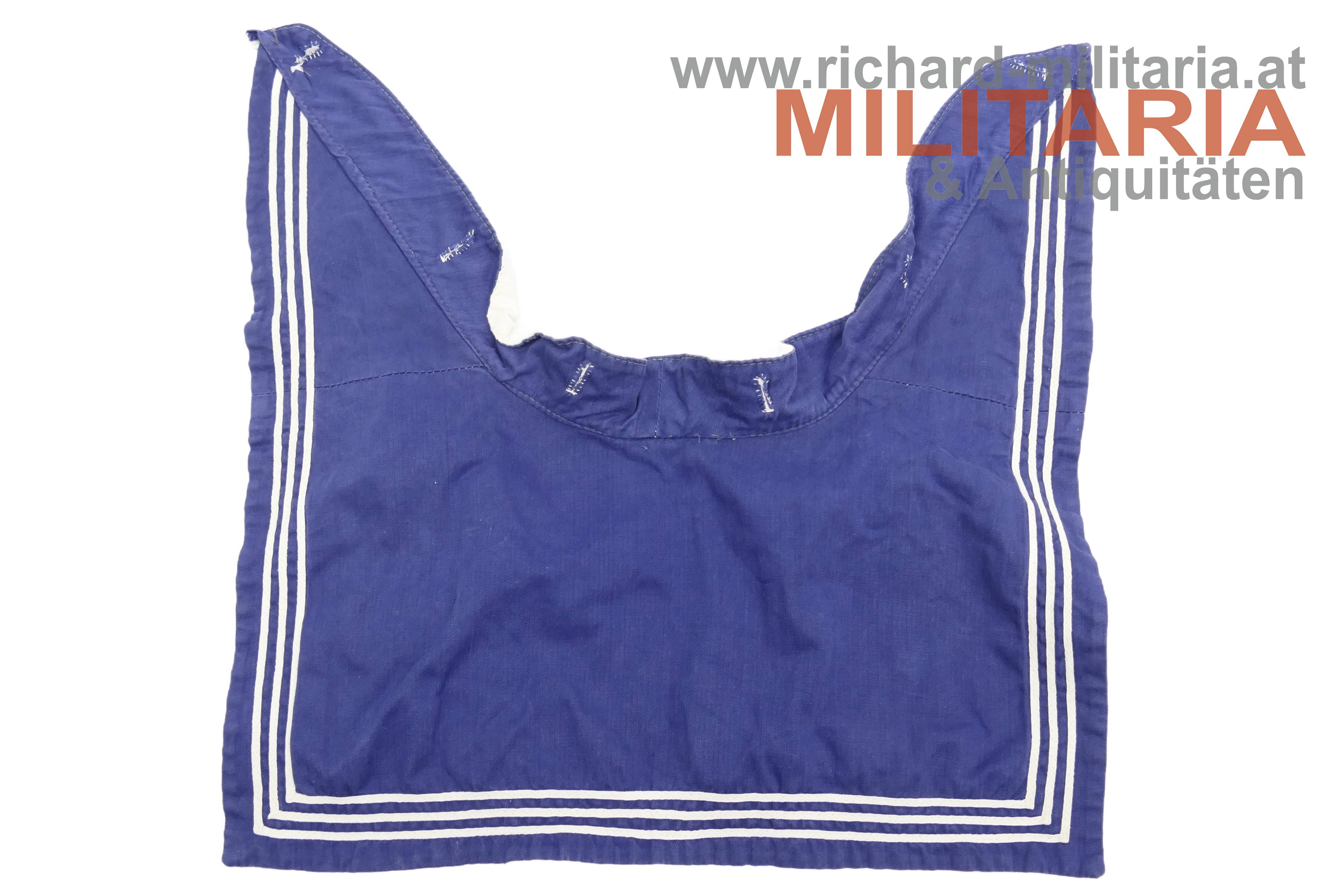 k.u.k. Kriegsmarine - blauer Kragen zum weißen Hemd für Matrosen "k.u.k. MBA 1918"